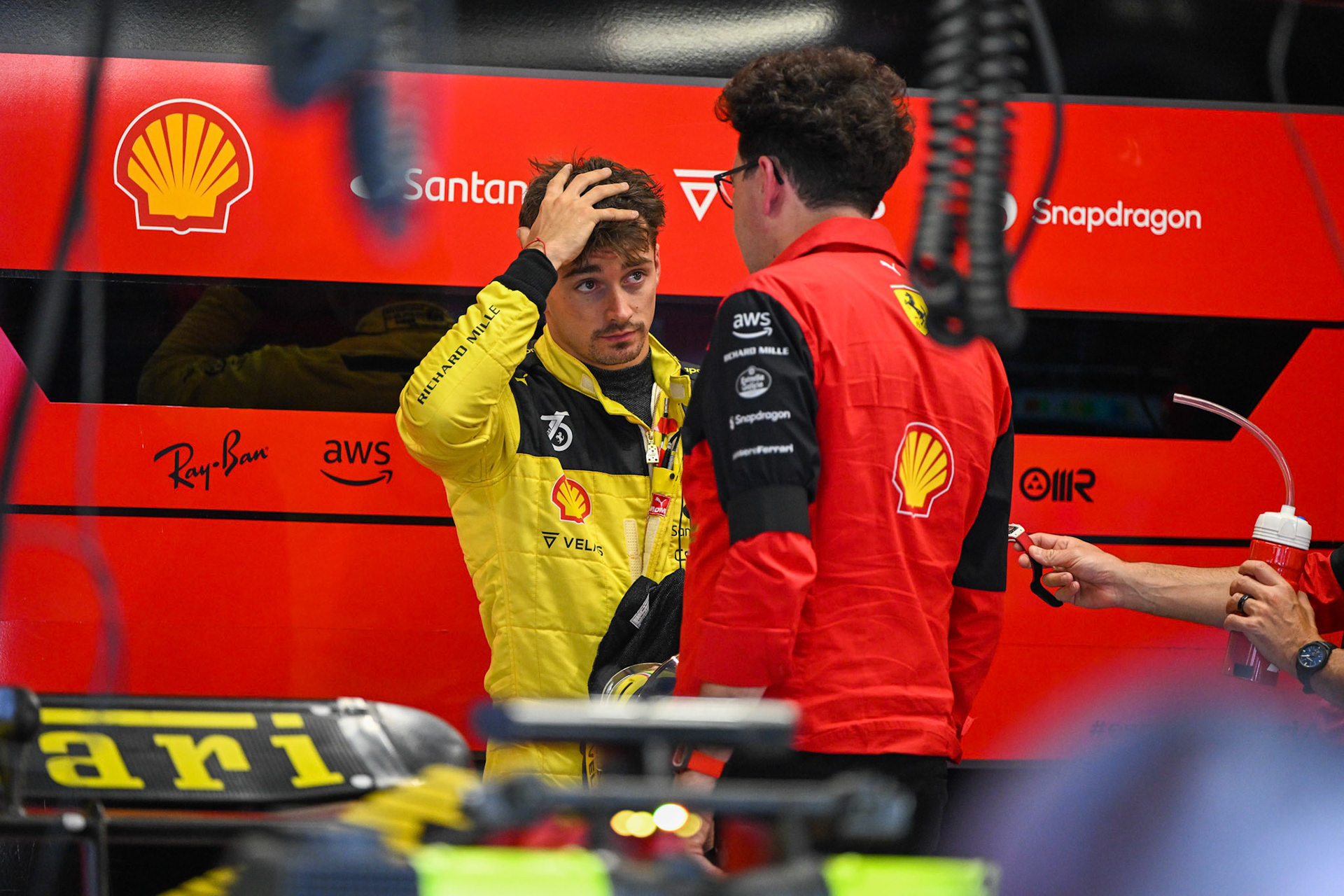 Charles Leclerc (MCO) Scuderia Ferrari; Formel 1 GP Italien Monza, Samstag, 10.09.2022