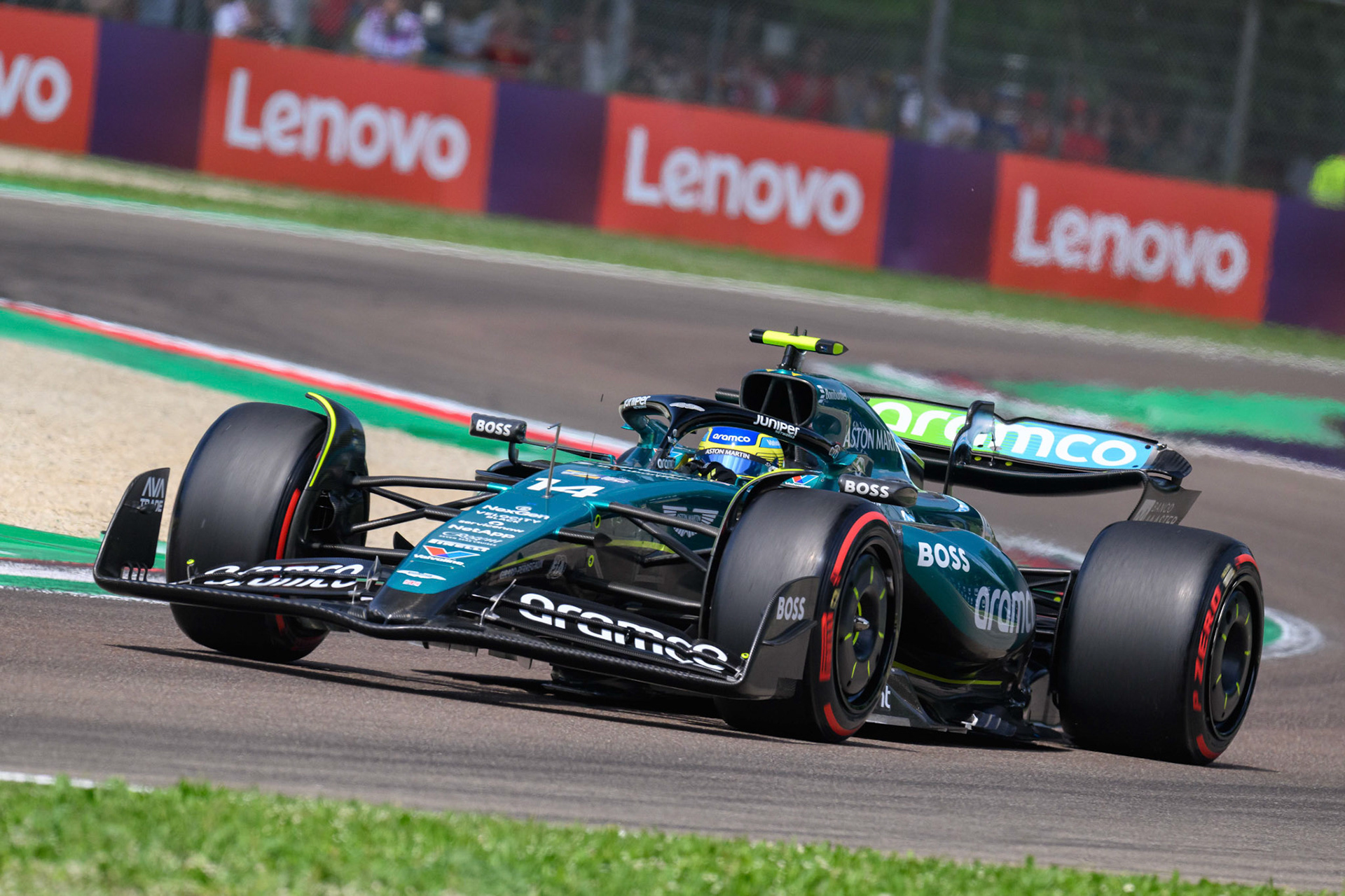 Fernando Alonso #14, Aston Martin Aramco F1 Team; F1 GP Imola / Italien Sonntag, 19.05.2024