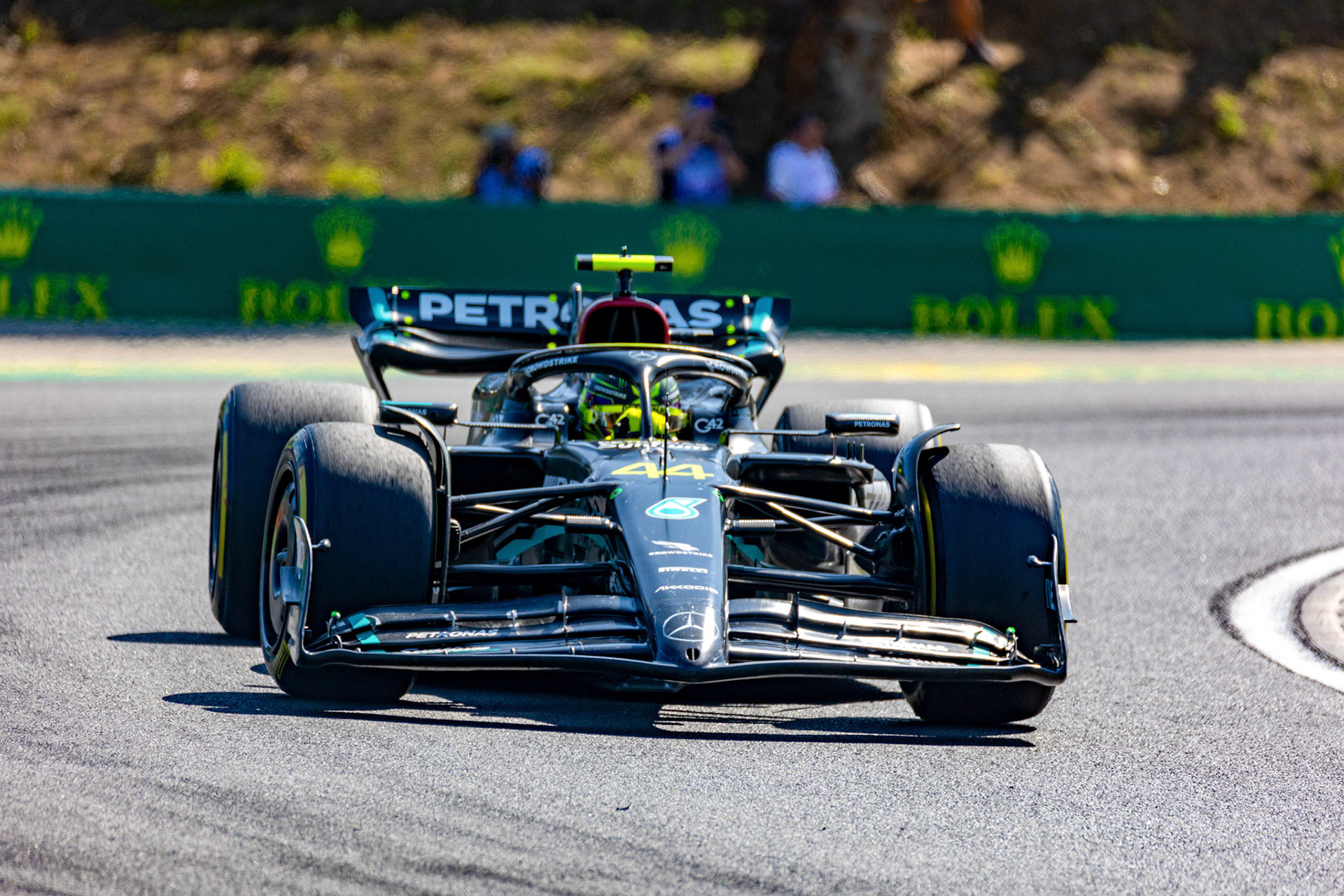 Lewis Hamilton (GBR) Mercedes AMG F1 Team; Formel 1 GP Budapest / Ungarn. Sonntag, 23.07.2023
