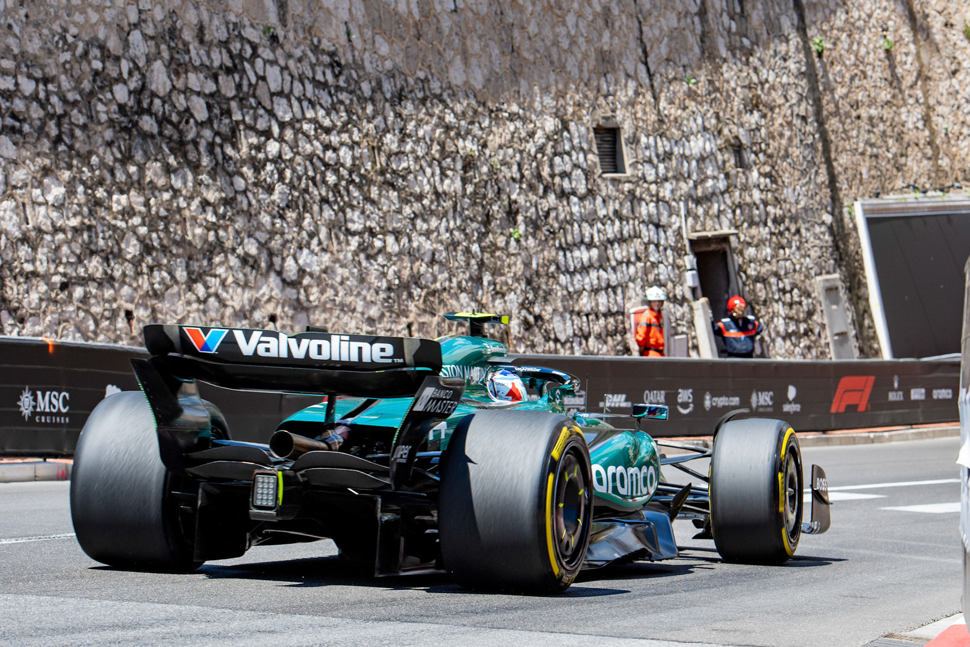 Fernando Alonso #14, Aston Martin Aramco F1 Team; Formel1 GP Monaco Samstag, 25.05.2024