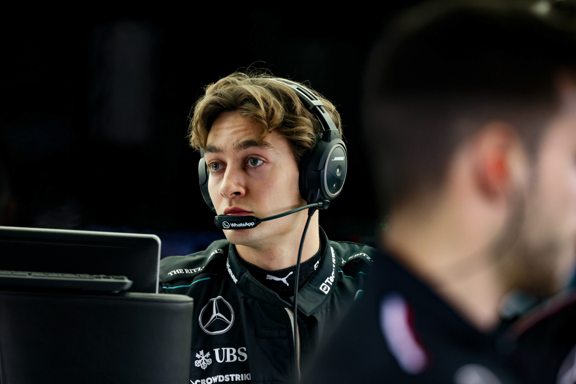 George Russell #63, Mercedes-AMG Petronas F1 Team; Formel 1 GP Bahrain. Freitag 01.03.2024