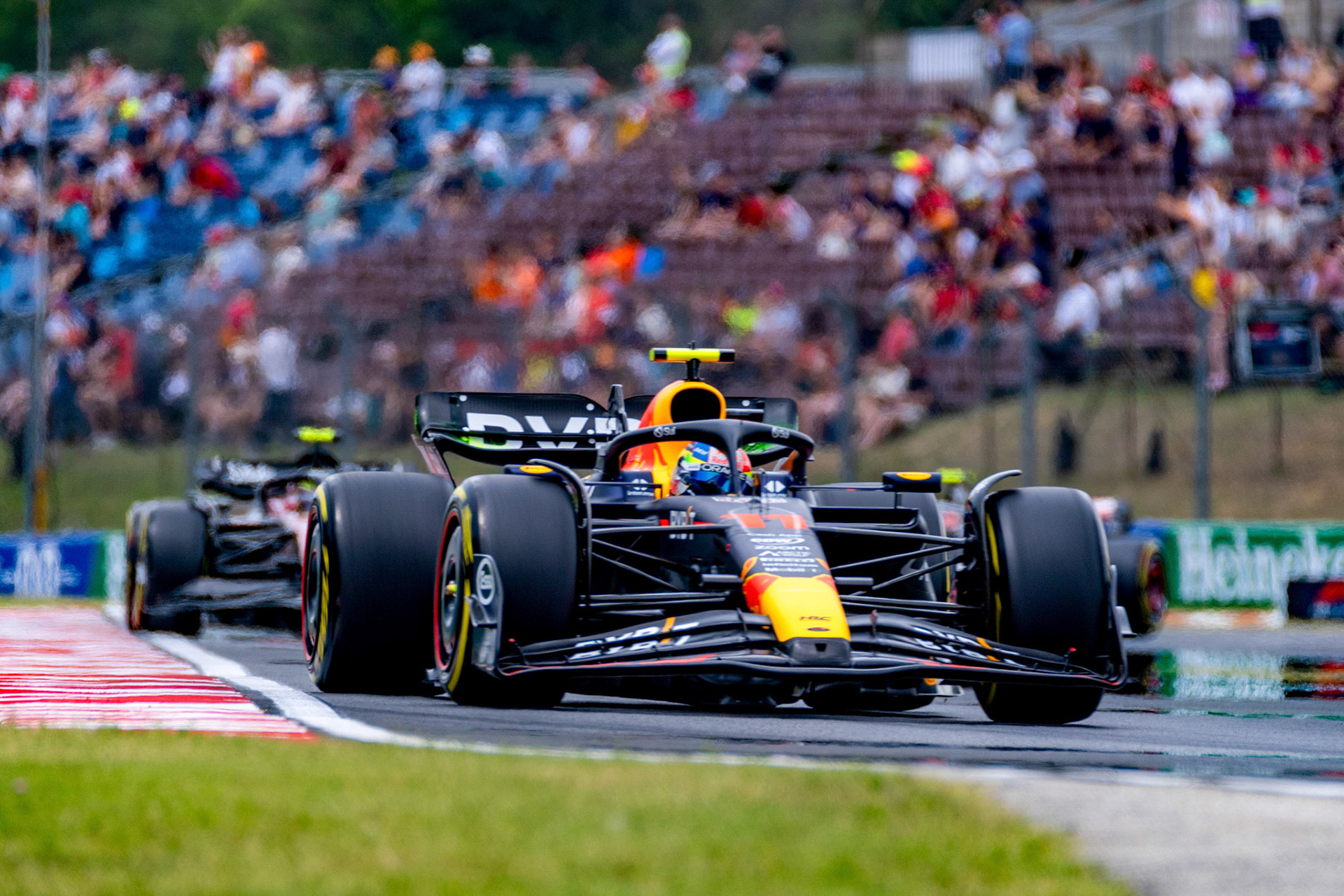 Sergio Perez (MEX) Red Bull Racing; Formel 1 GP Budapest / Ungarn. Feitag, 21.07.2023