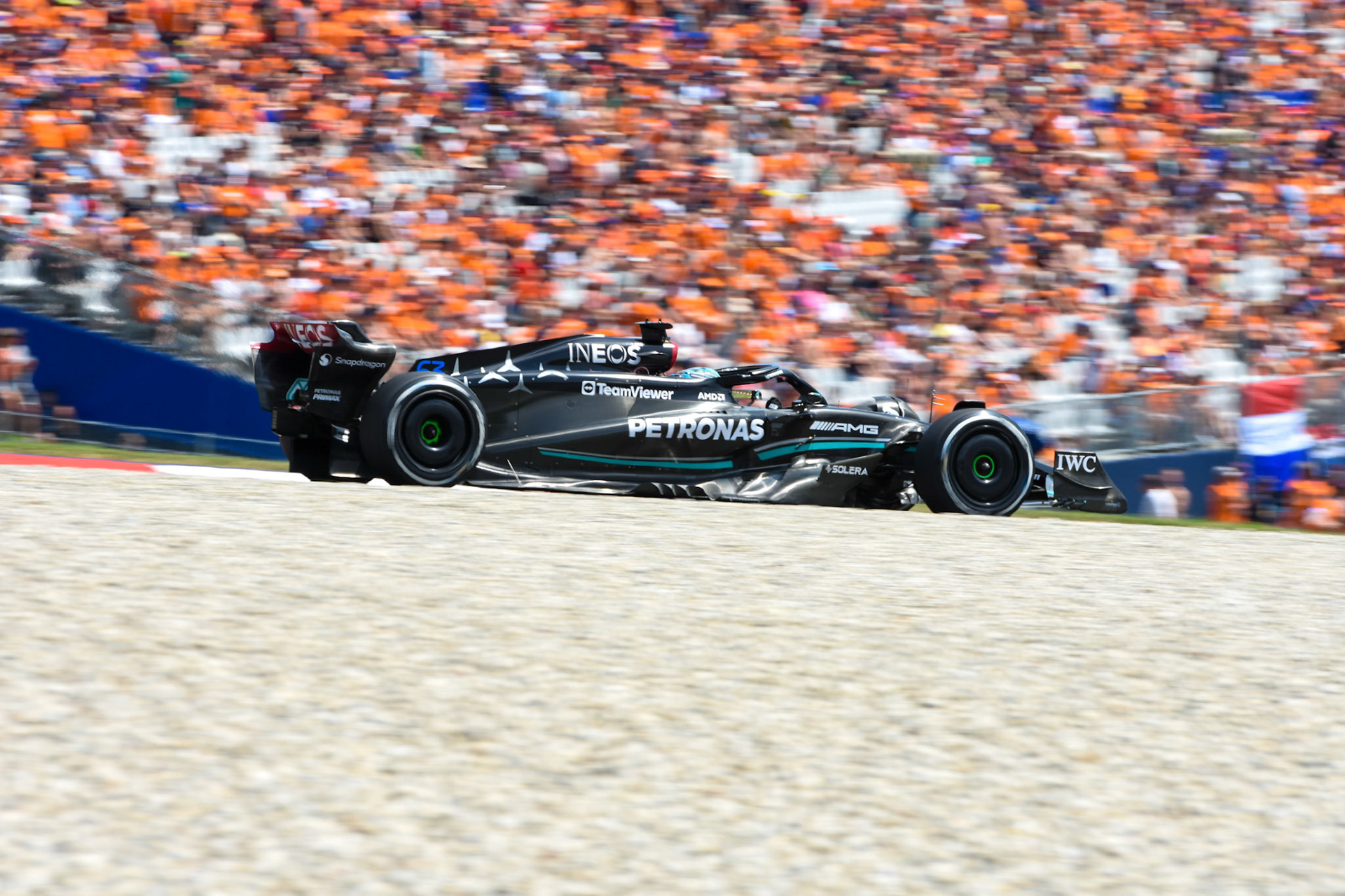 George Russell (GBR) Mercedes AMG F1 Team; Formel 1 GP Austria / Österreich. Freitag, 30.06.2023