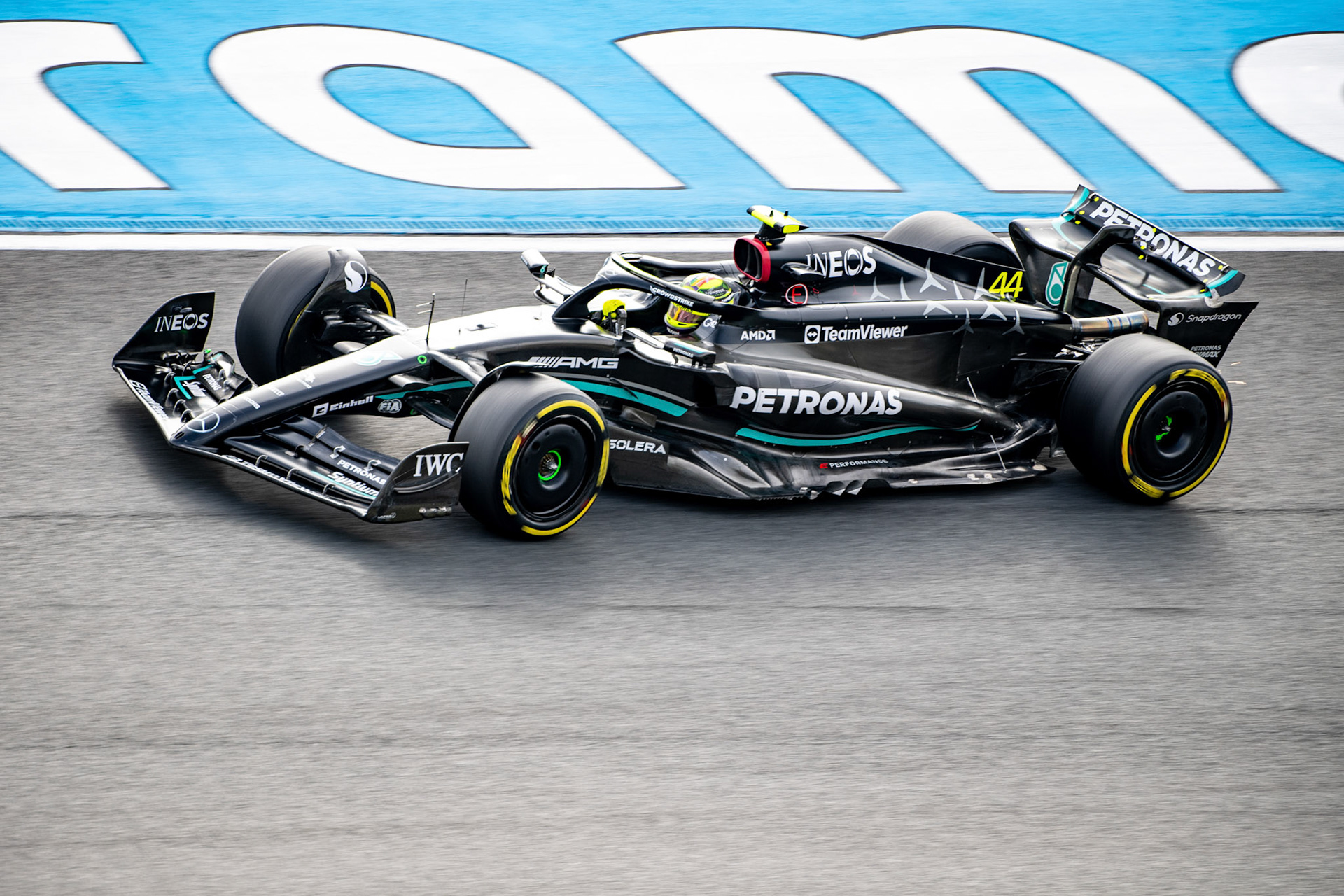 Lewis Hamilton (GBR) Mercedes AMG F1 Team; Formel 1 GP Holland / Zandvoort. Freitag, 25.08.2023