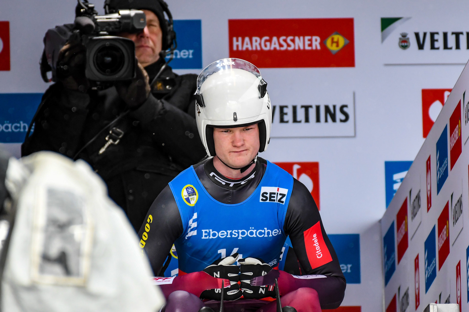 Martins Bots, Roberts Plume, LAT; Eberspächer Luge World Cup; Veltins Eisarena Winterberg 25.02.2023