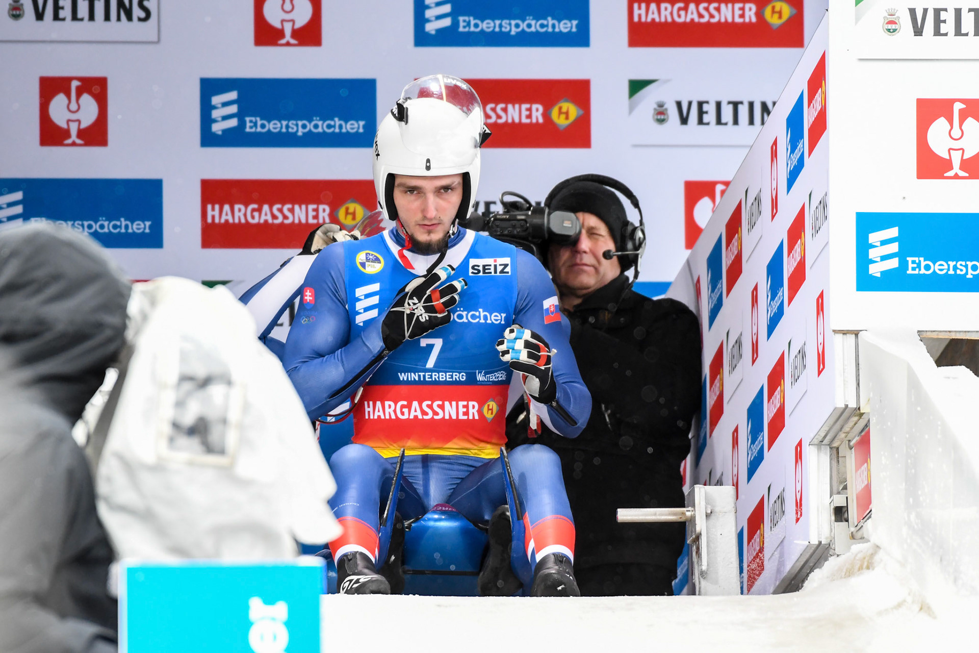 Tomas Vavercak, Matej Zmij, SVK; Eberspächer Luge World Cup; Veltins Eisarena Winterberg 25.02.2023