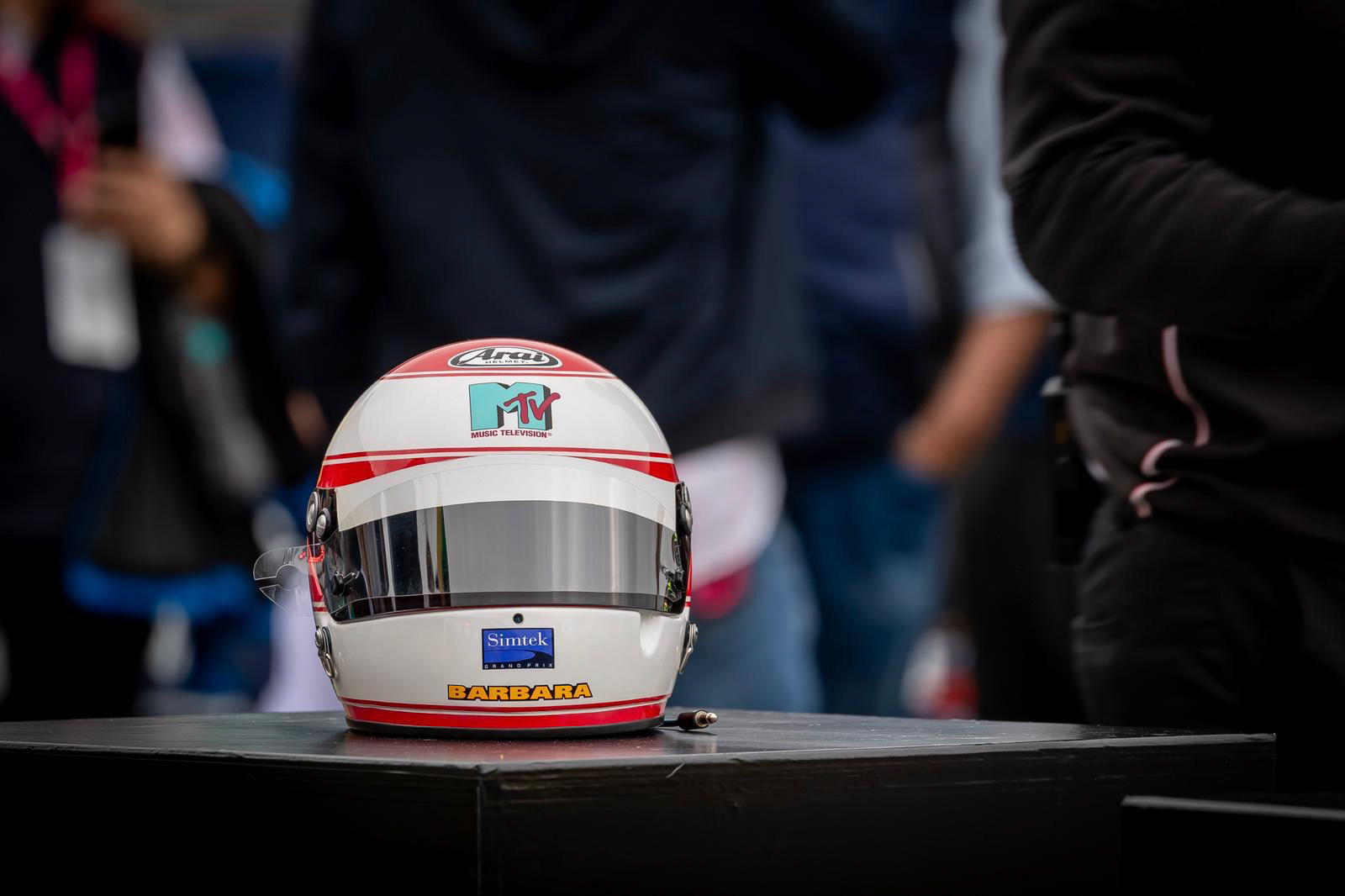 Roland Ratzenbergers Helm; F1 GP Imola / Italien Donnerstag, 16.05.2024