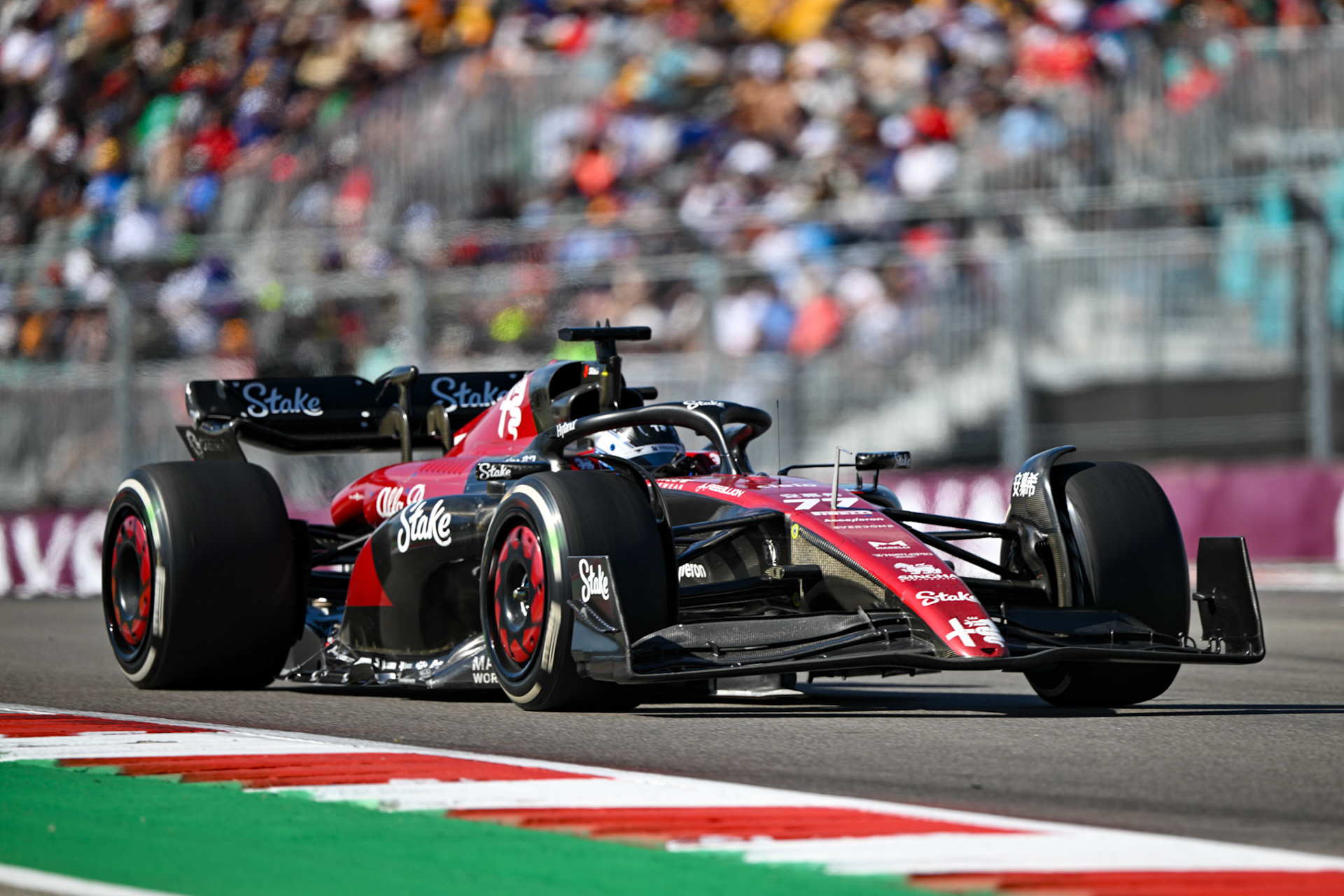 Valtteri Bottas (FIN) Alfa Romeo F1 Team;Formel 1 GP USA Austin Texas. Sonntag 22.10.2023