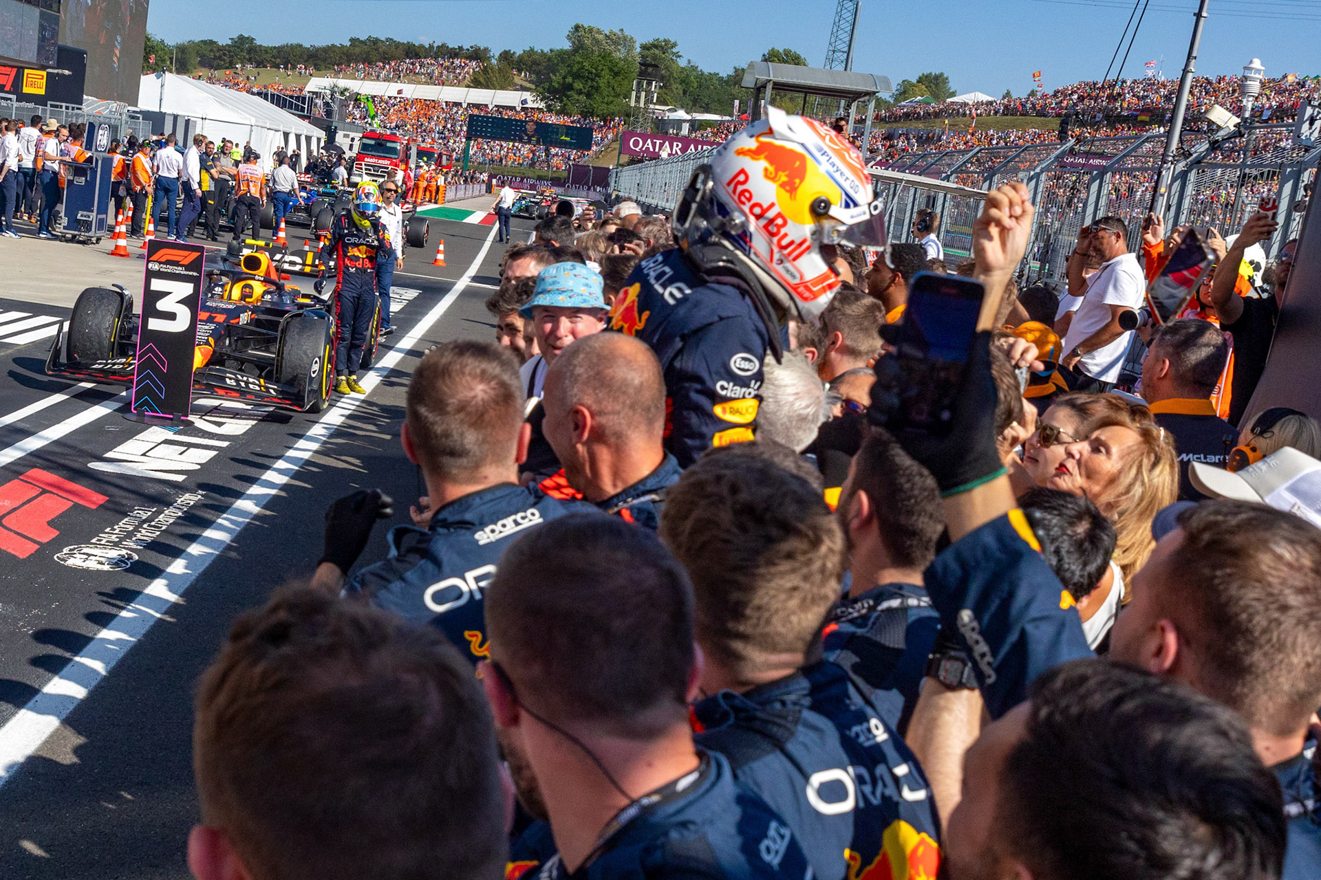 Max Verstappen (NED) Red Bull Racing;Formel 1 GP Budapest / Ungarn. Sonntag, 23.07.2023