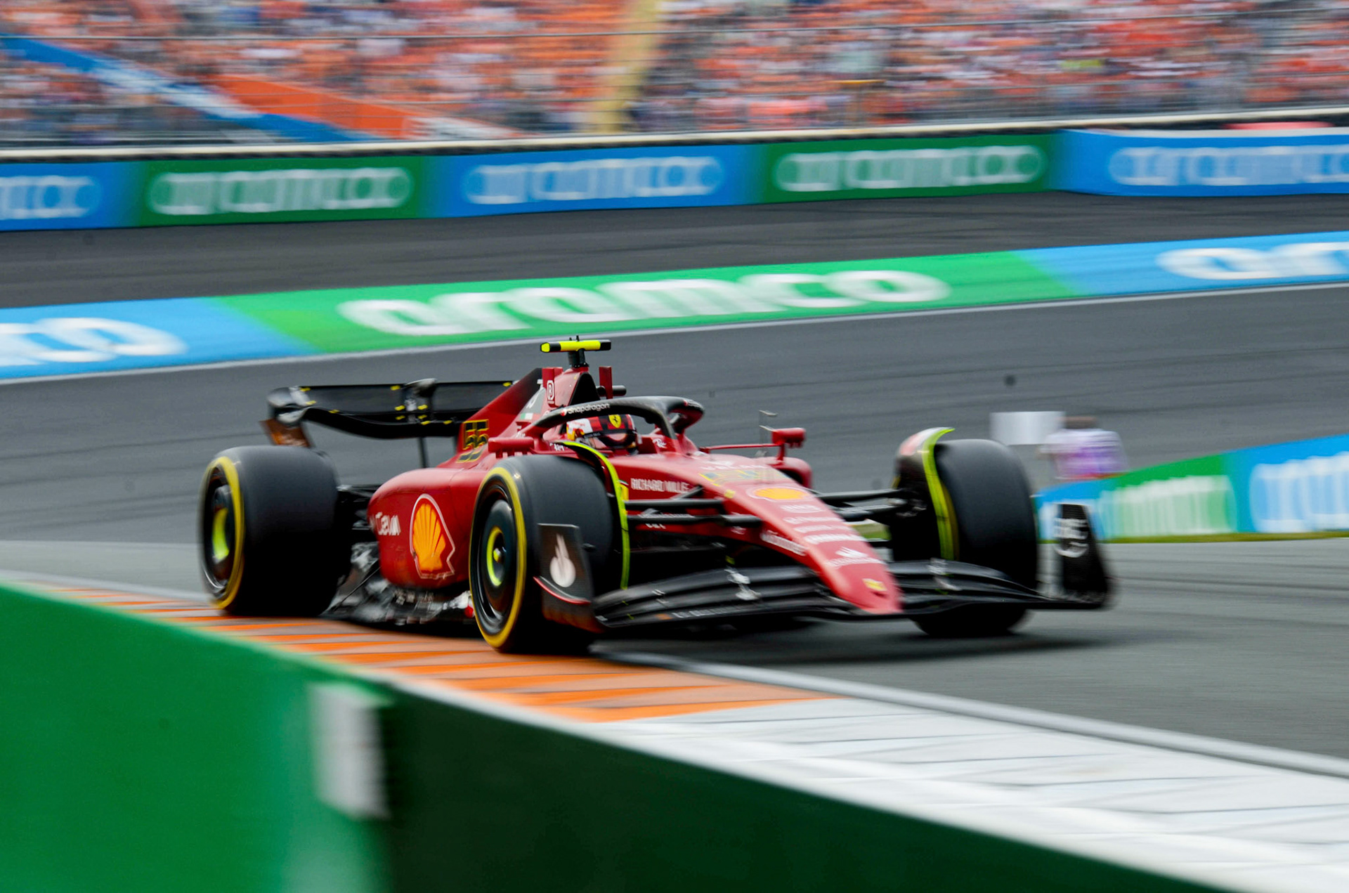 Carlos Sainz (ESP) Scuderia Ferrari; Formel 1 GP Holland Zandvoort, Sonntag, 04.09.2022