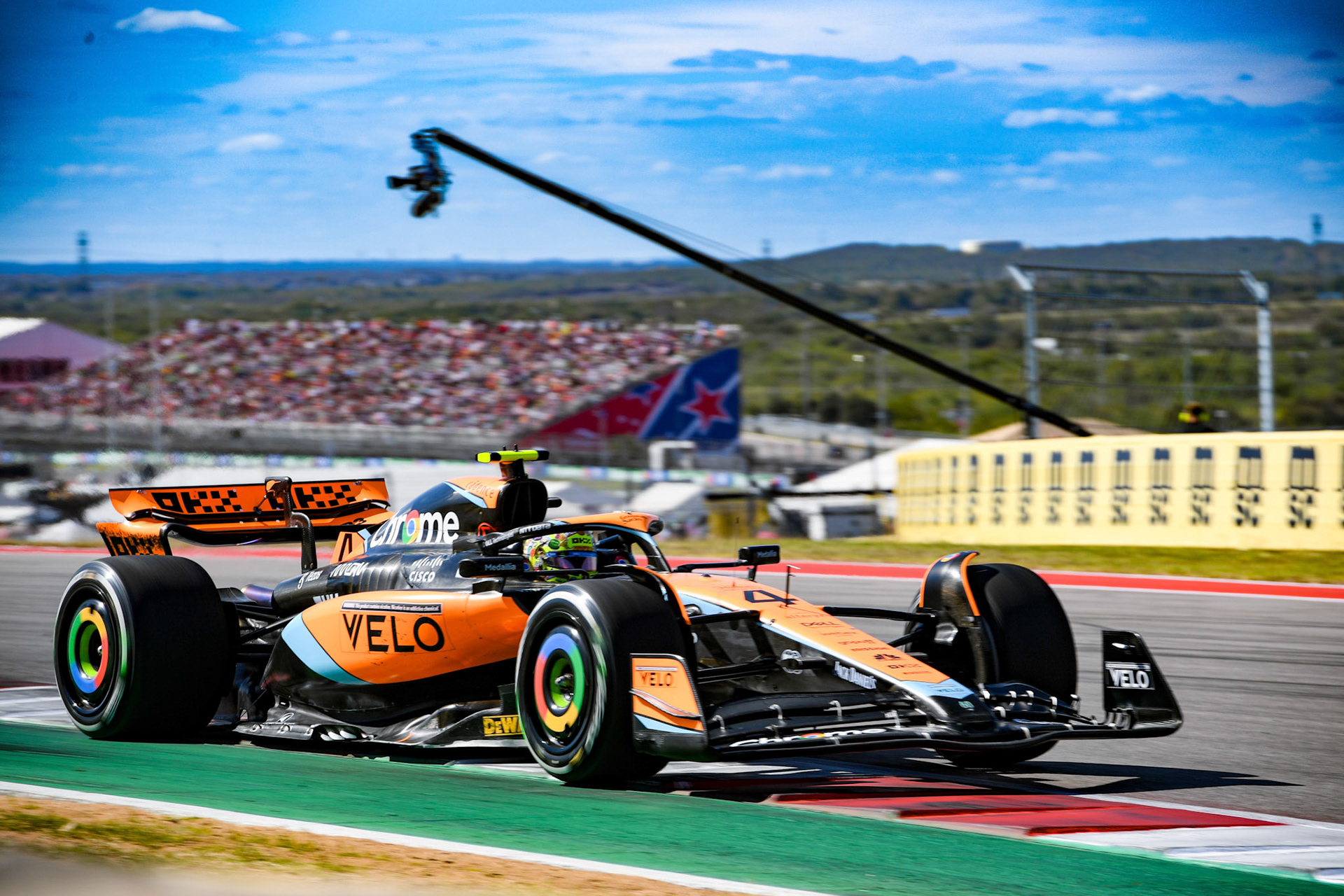 Lando Norris (GBR) McLaren F1 Team; Formel 1 GP USA Austin Texas. Sonntag 22.10.2023