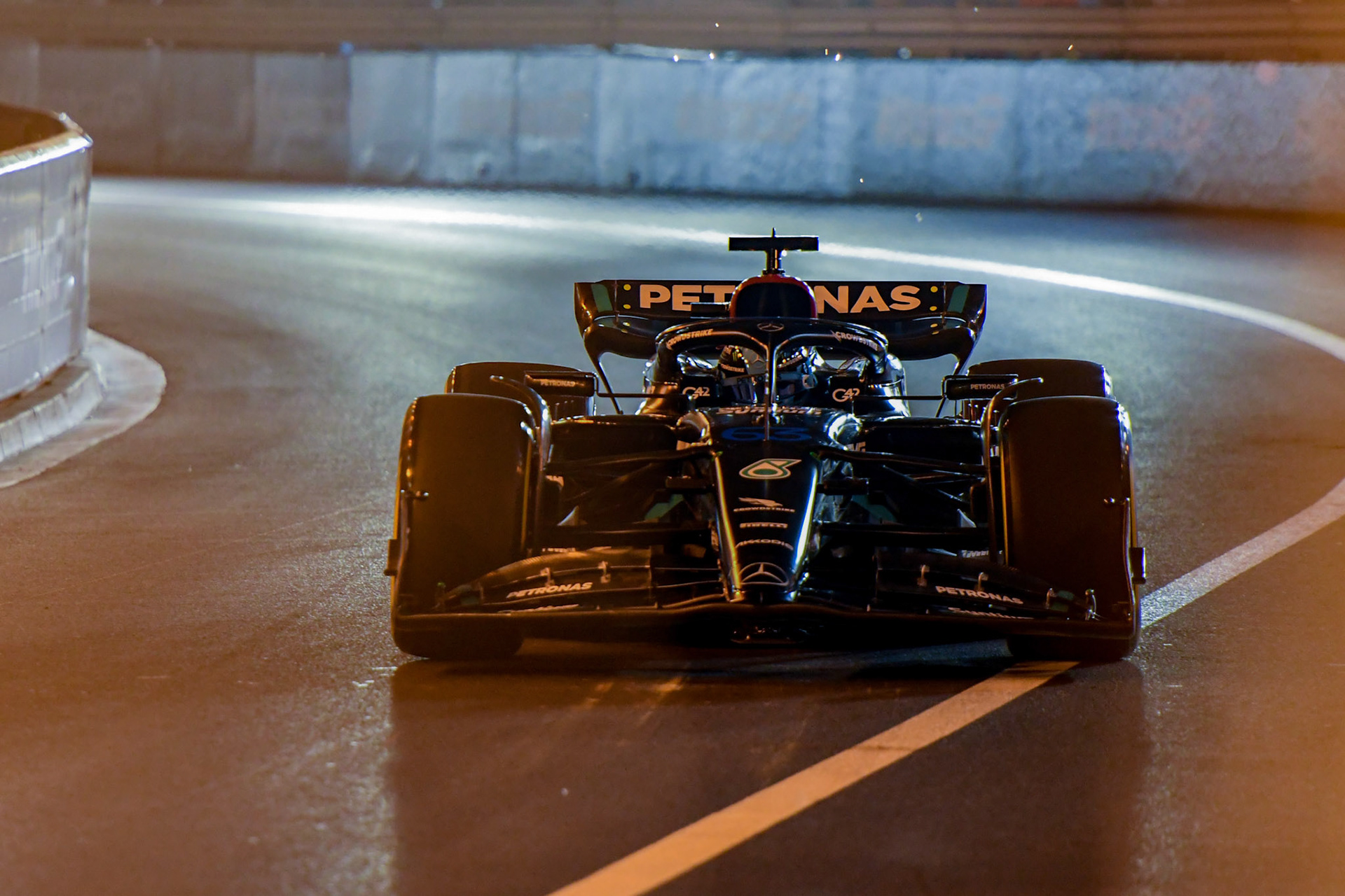 George Russell (GBR) Mercedes AMG F1 Team; Formel 1 GP Monaco. Freitag 26.05.2023