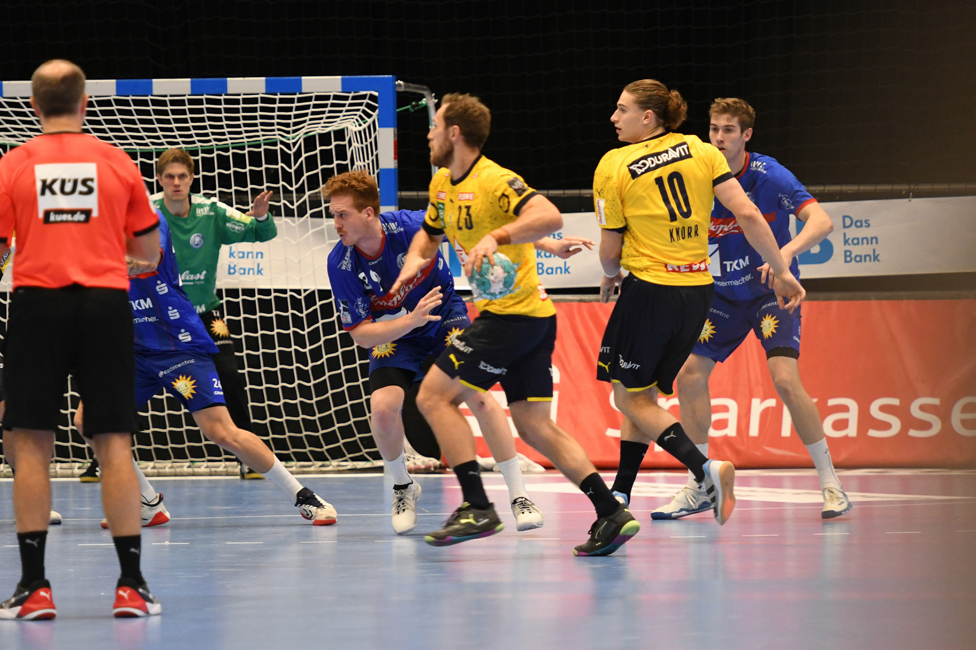 Juri Knorr #10; Handball Bundesliga; BHC 06 - Rhein Neckar Loewen 29.09.2022