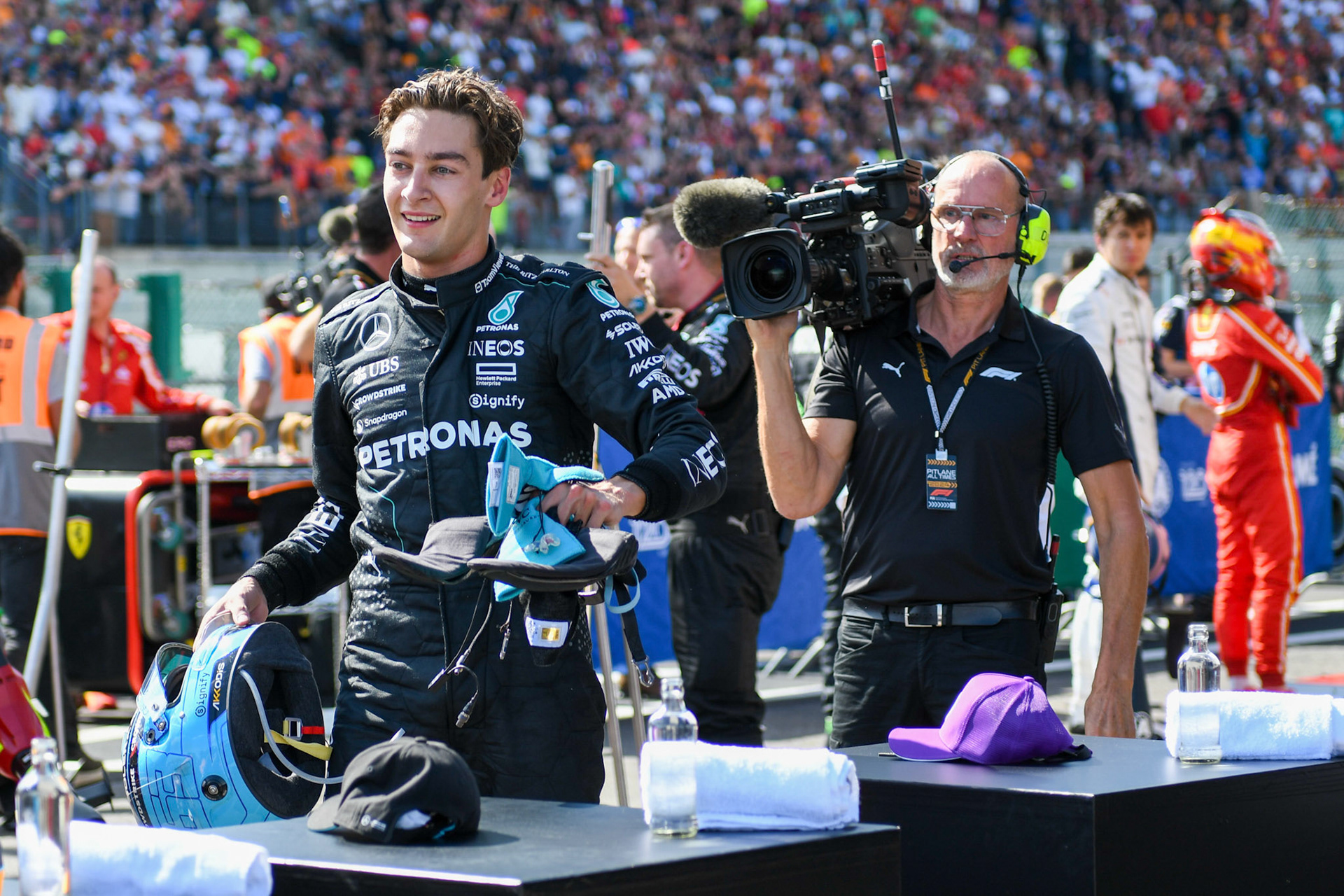 George Russell #63, Mercedes-AMG Petronas F1 Team;Formel 1 GP Spa / Belgien. Sonntag, 28.07.2024