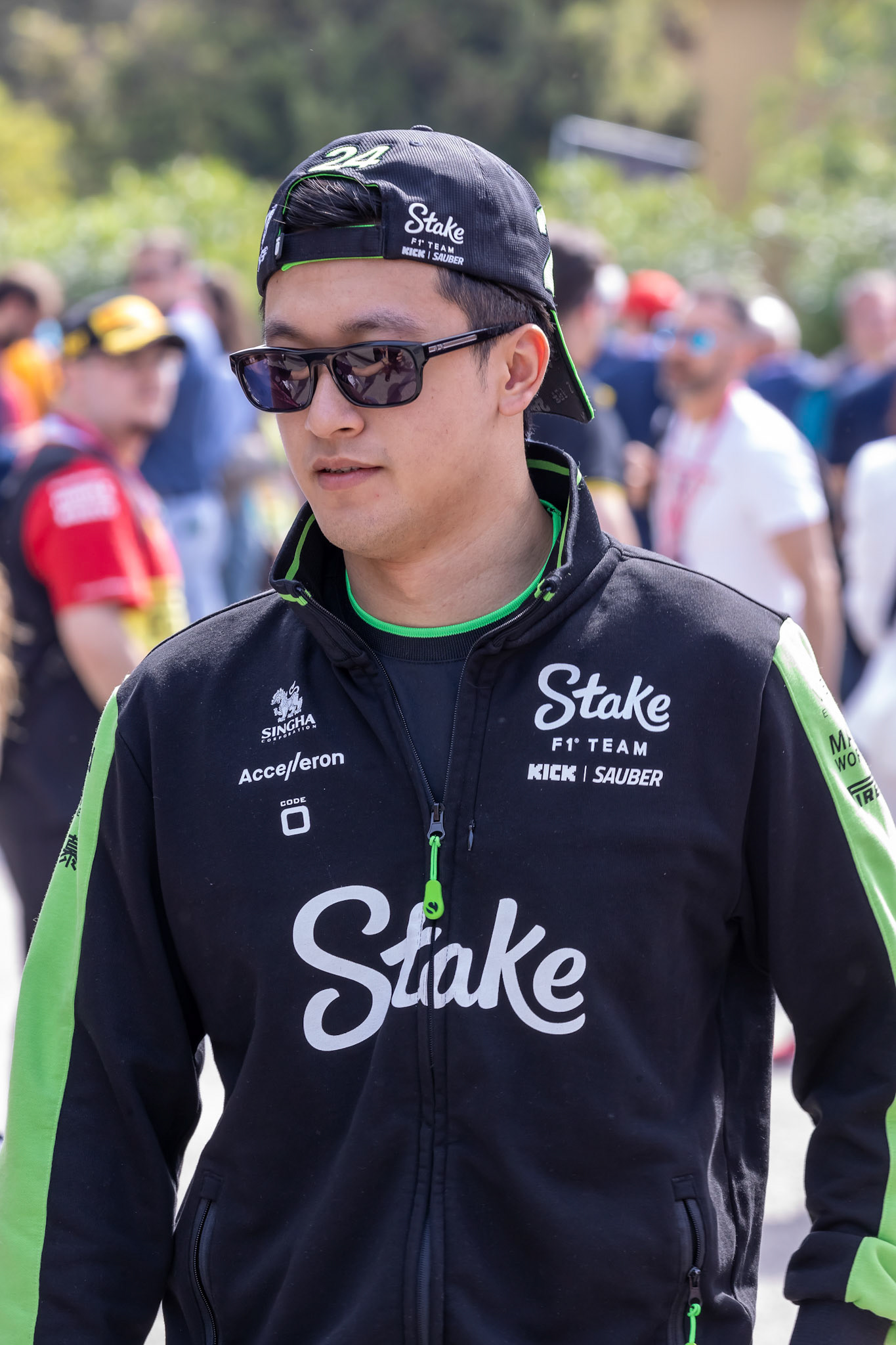Guanyu Zhou #24, Stake F1 Team Kick Sauber; F1 GP Imola / Italien Sonntag, 19.05.2024