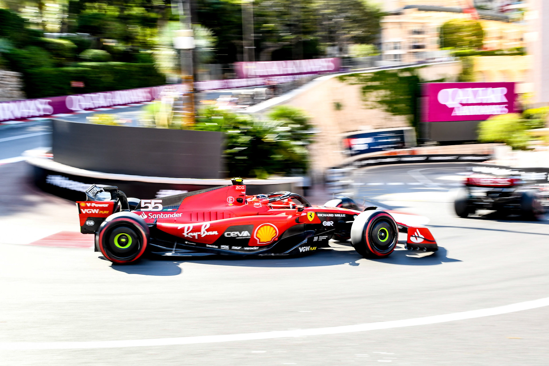 Carlos Sainz (ESP) Scuderia Ferrari; Formel 1 GP Monaco. Freitag 26.05.2023