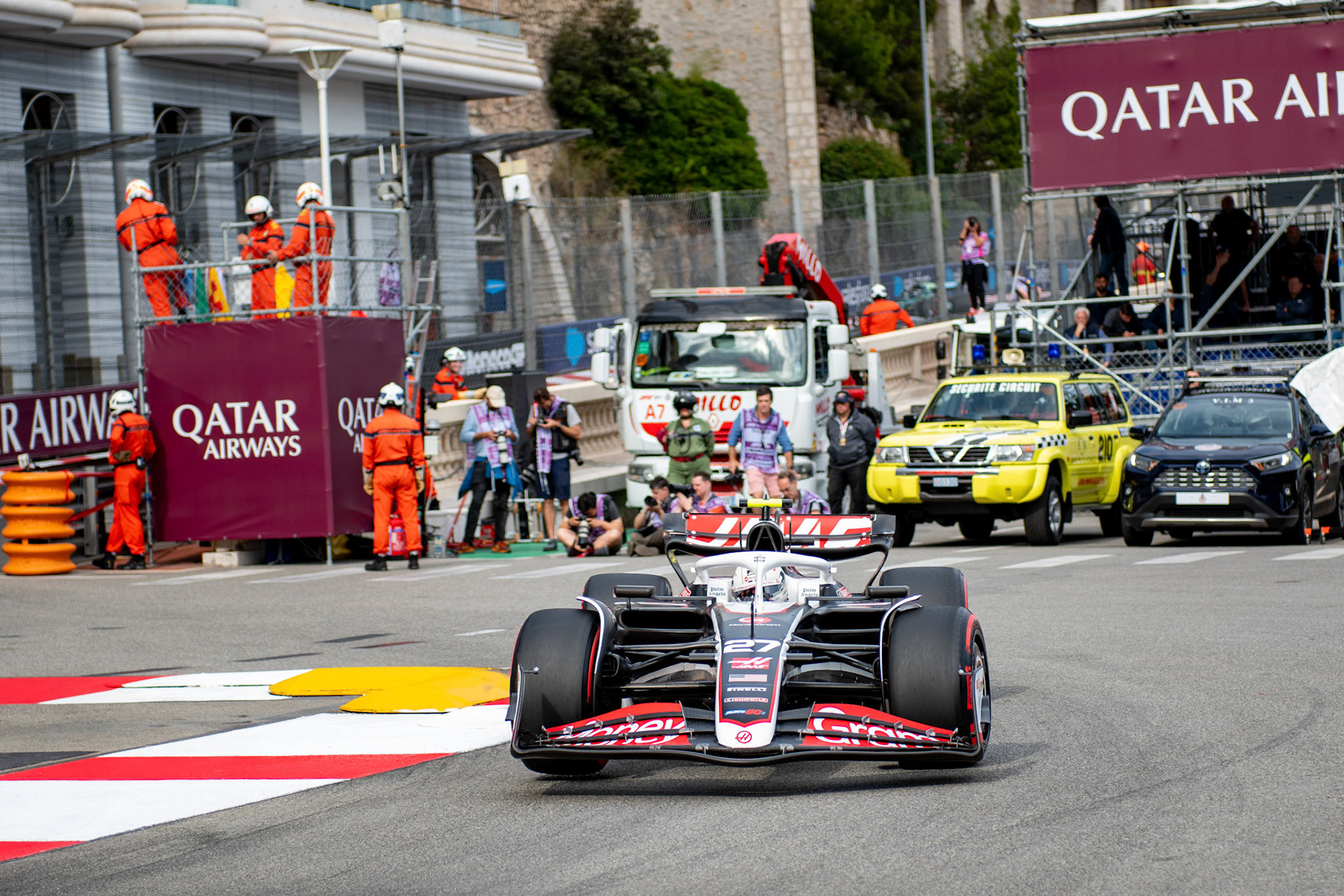 Nico Hülkenberg #27, MoneyGram Haas F1 Team; Formel1 GP Monaco Freitag, 24.05.2024