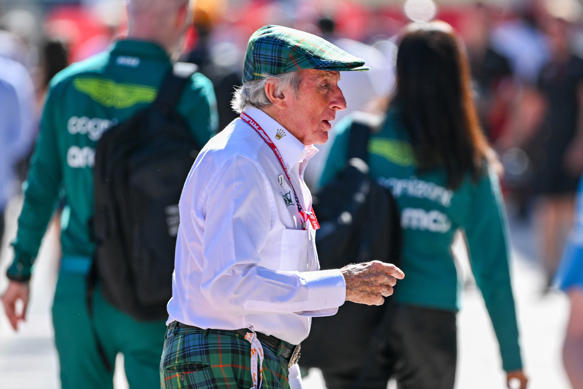 Jackie Stewart; Formel 1 GP USA Austin Texas. Freitag 20.10.2023