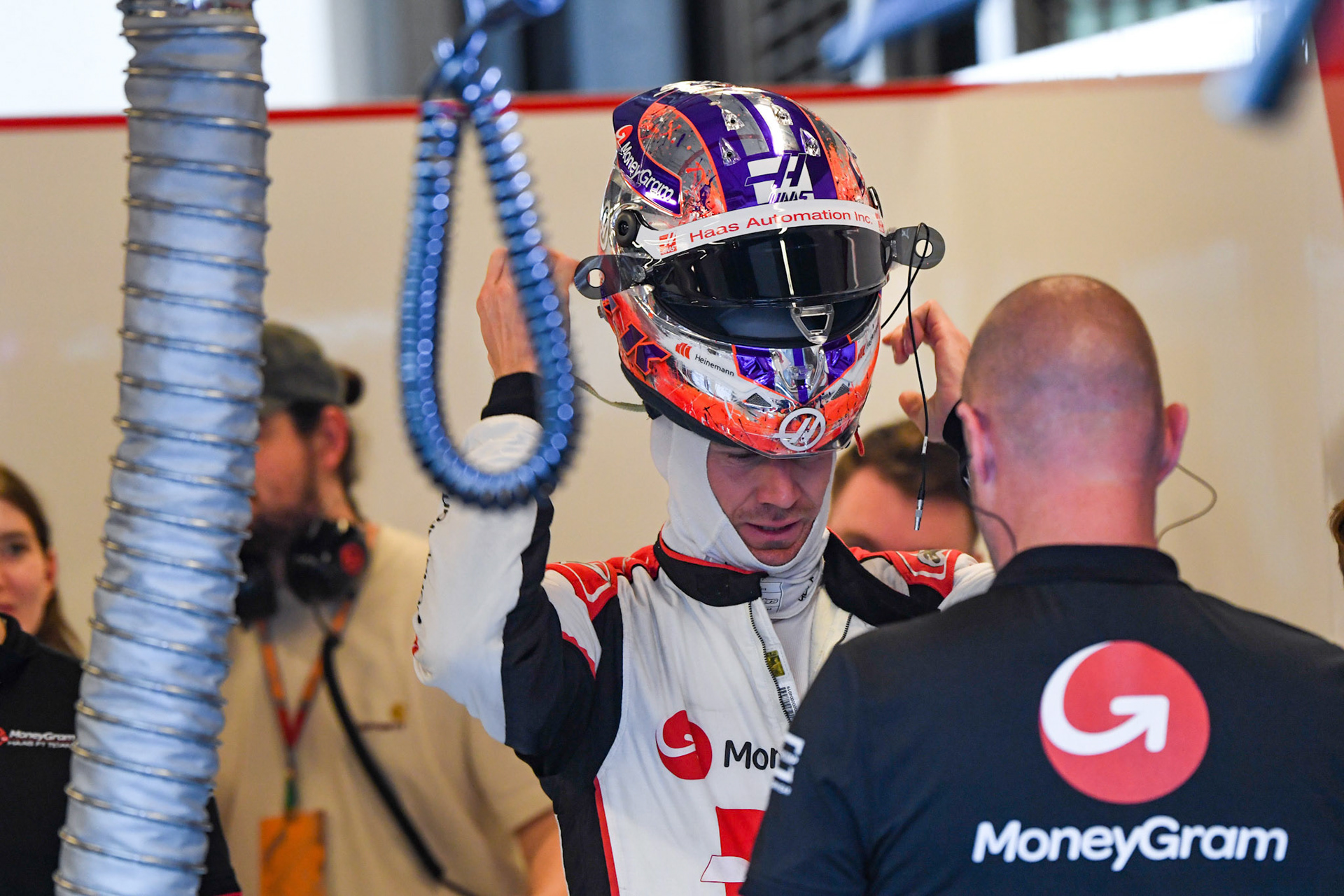 Nico Hülkenberg (GER) Haas F1 Team; Formel 1 GP Abu Dhabi. Freitag 24.11.2023