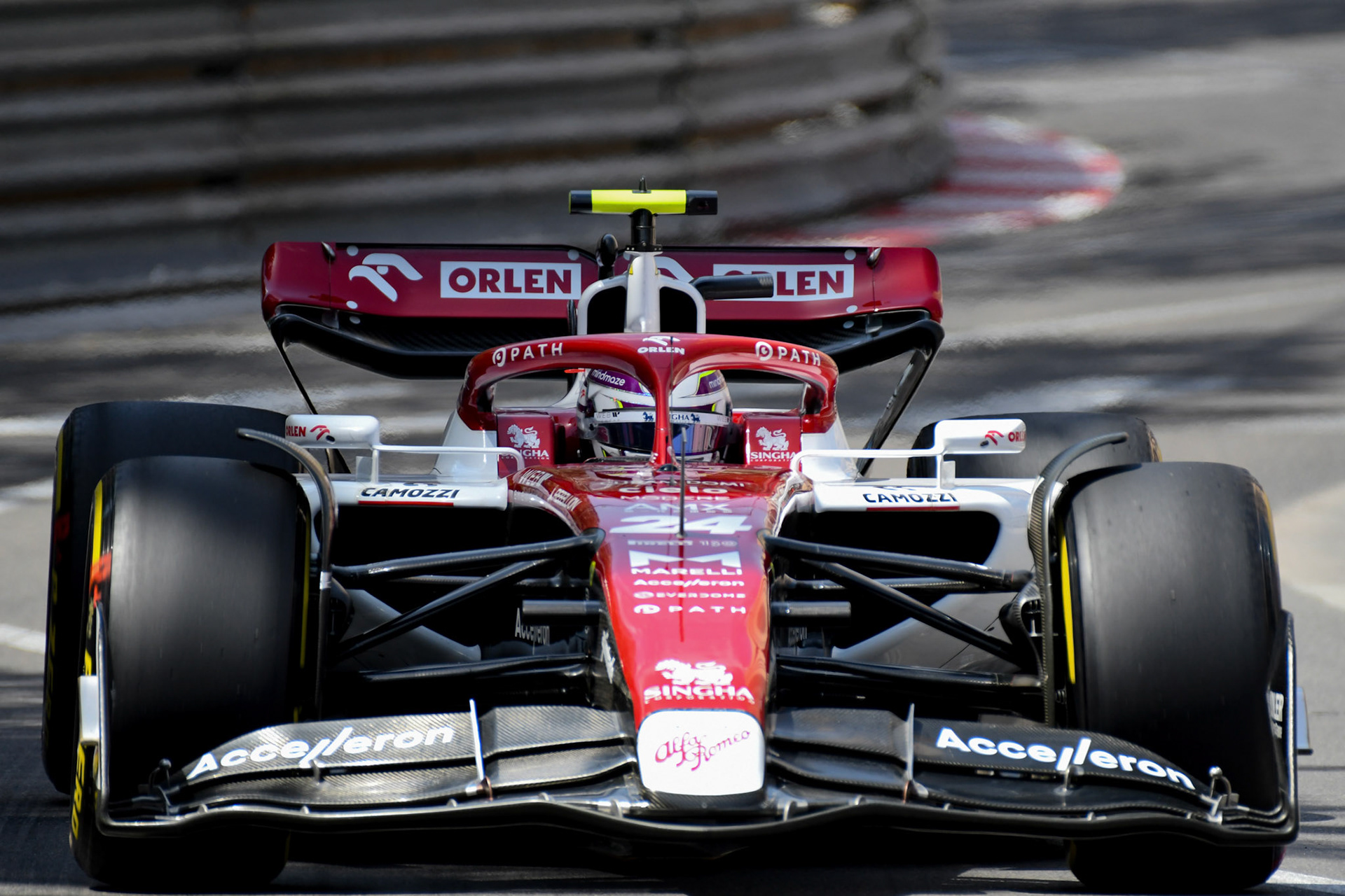 Guanyu Zhou (CHN) Alfa Romeo Racing; Formel 1 Monaco am 27.05.2022