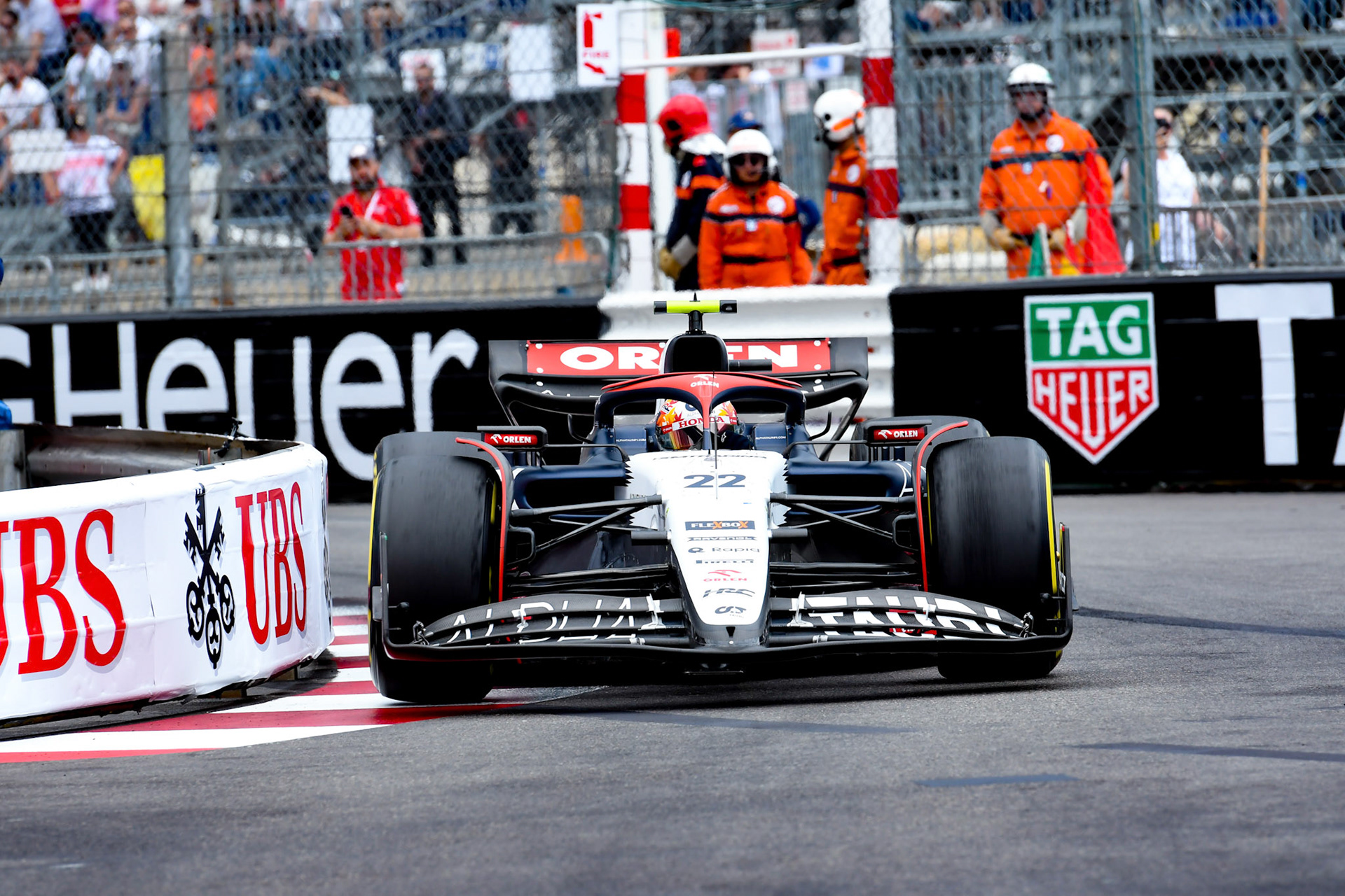 Yuki Tsunoda (JPN) Scuderia Alpha Tauri; Formel 1 GP Monaco. Sonntag 28.05.2023