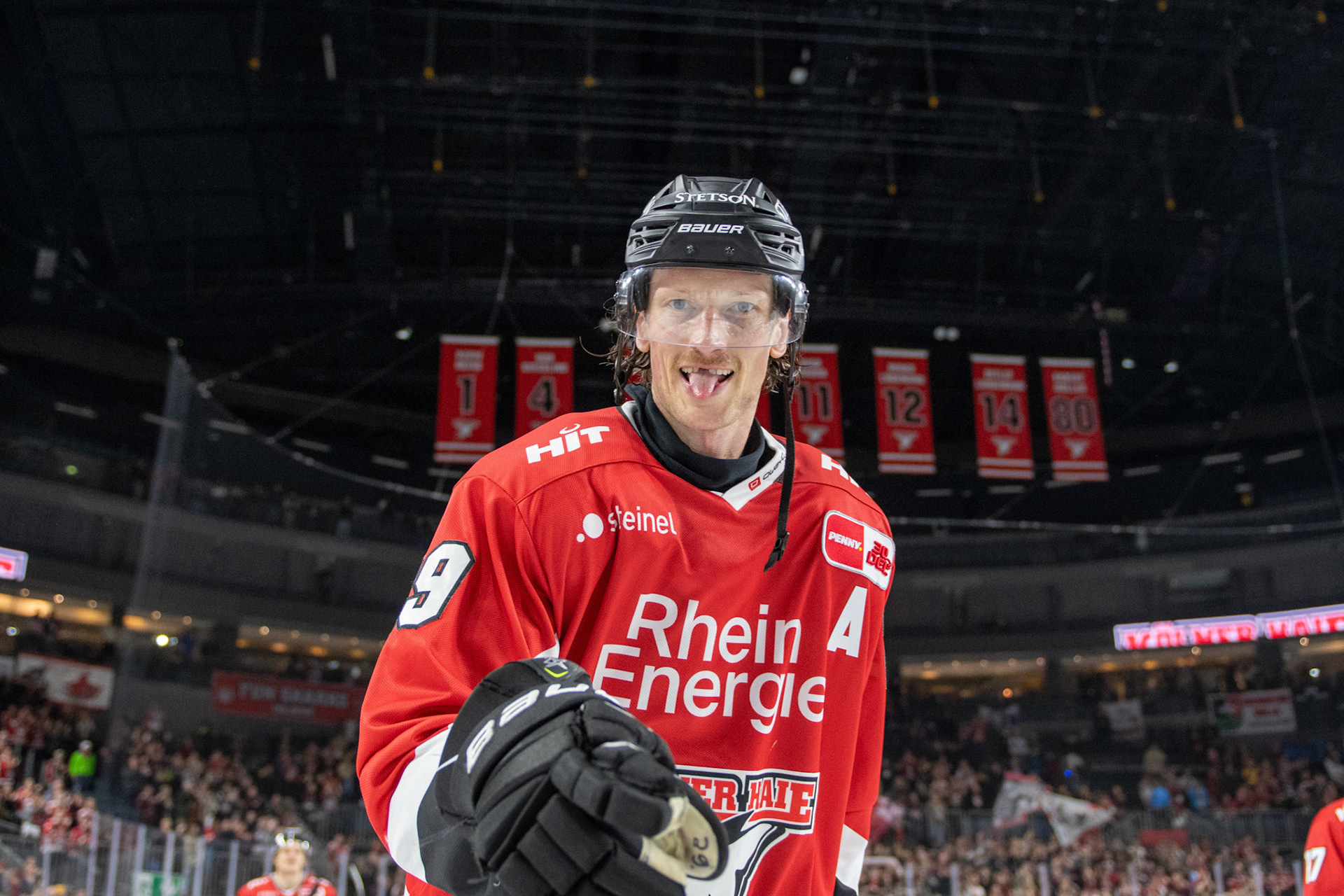 Andrej Sustr; DEL Kölner Haie - Augsburger Panther, 19.11.2023