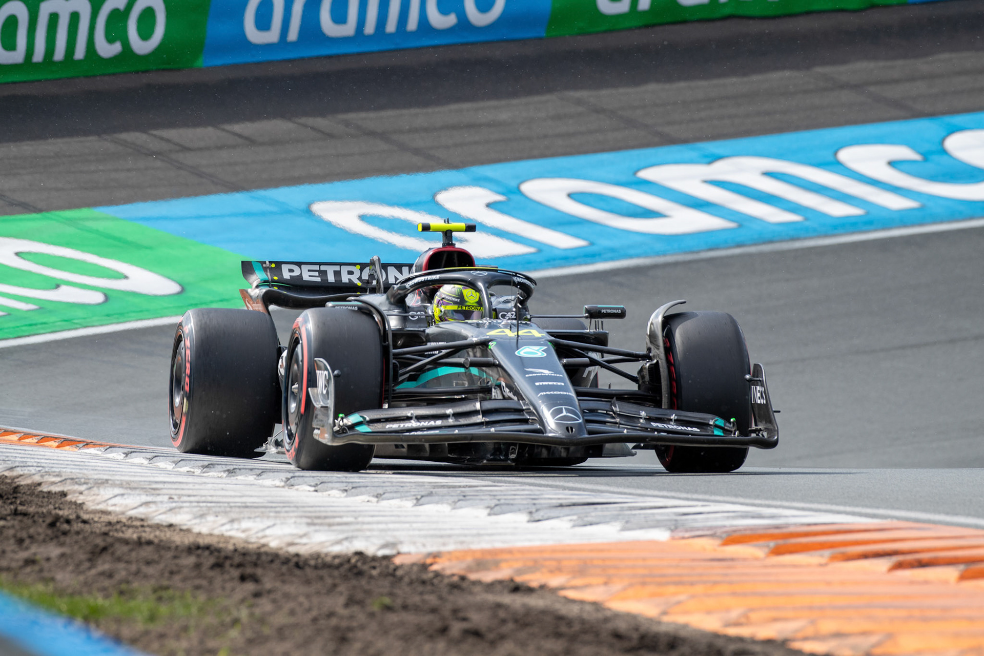 Lewis Hamilton (GBR) Mercedes AMG F1 Team; Formel 1 GP Holland / Zandvoort. Sonntag, 27.08.2023
