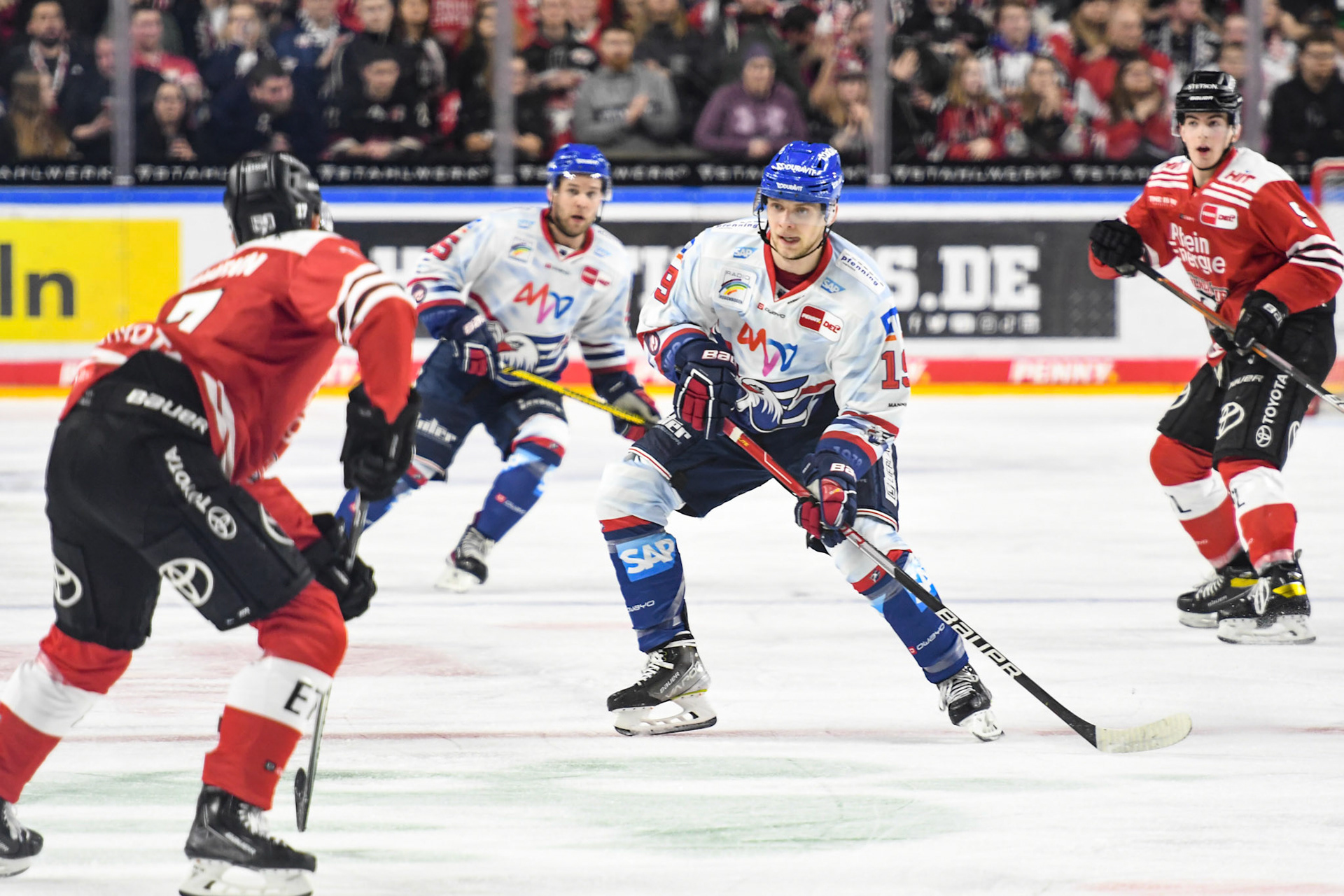 Lean Bergmann; DEL Kölner Haie - Adler Mannheim, 17.03.2023
