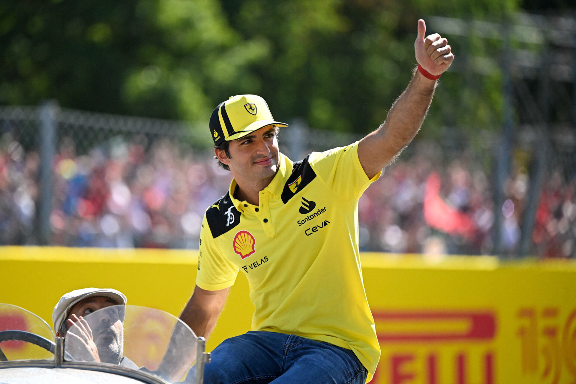 Carlos Sainz (ESP) Scuderia Ferrari; Formel 1 GP Italien Monza, Sonntag, 11.09.2022