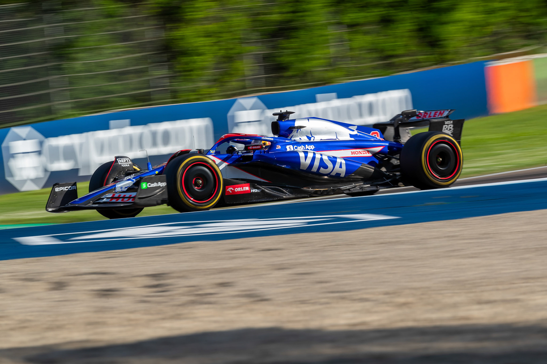 Daniel Ricciardo, #3, Visa Cash App RB Formula One Team; F1 GP Imola / Italien Freitag, 17.05.2024