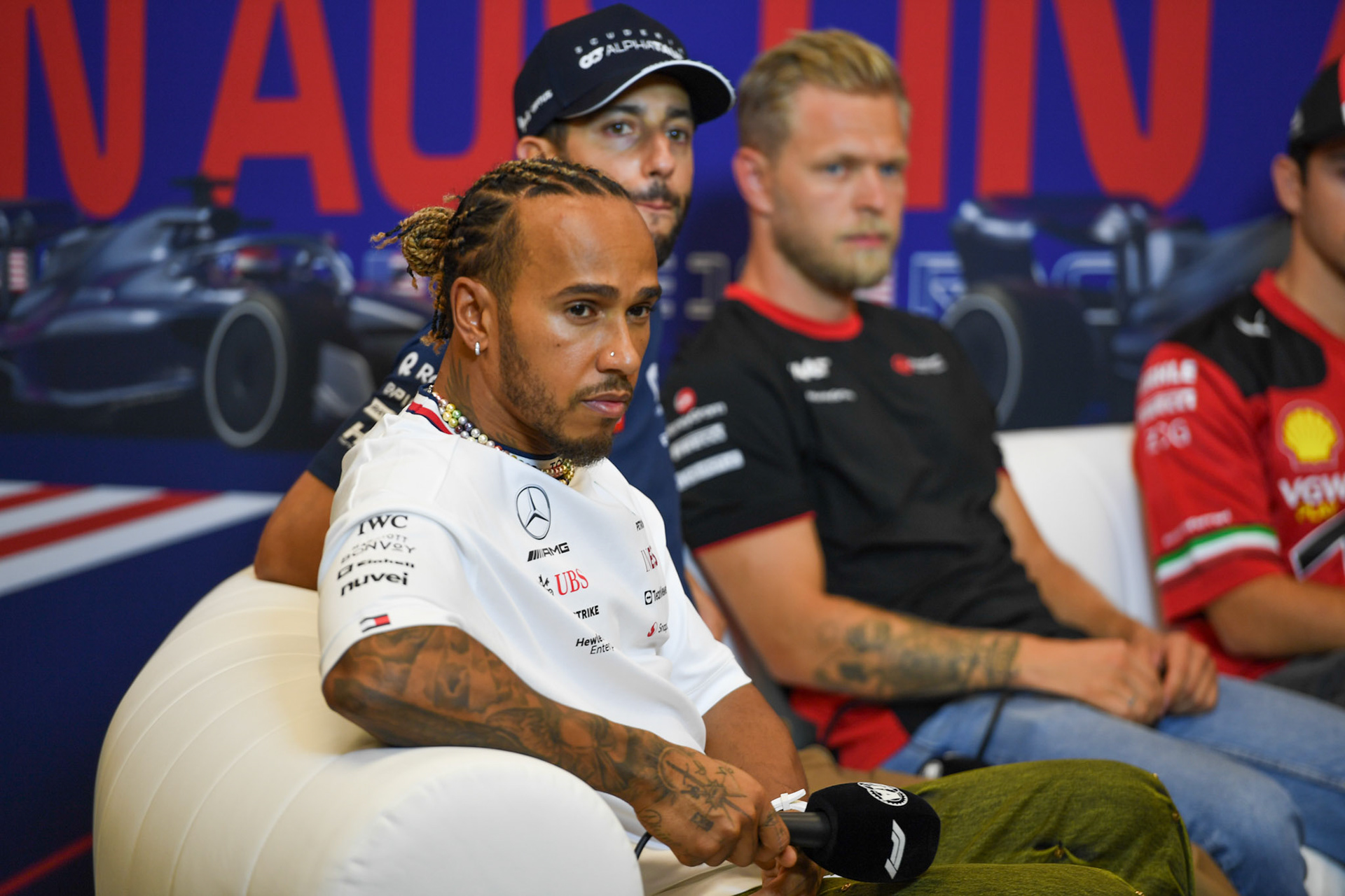 Lewis Hamilton (GBR) Mercedes AMG F1 Team; Formel 1 GP USA Austin Texas. Donnerstag 19.10.2023