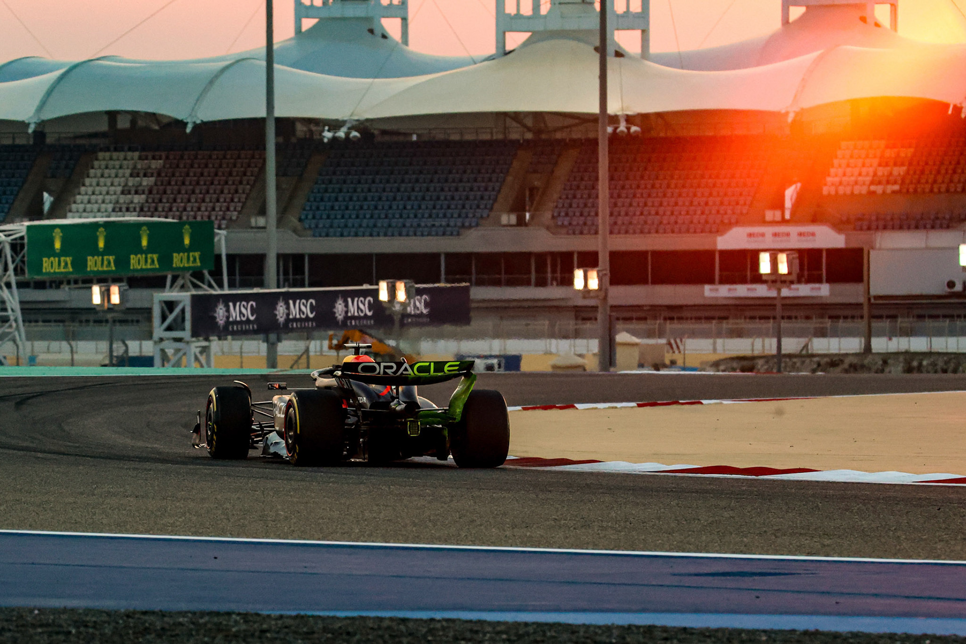 Max Verstappen #1, Oracle Red Bull Racing; Formel 1 Pre-Season Tests Bahrain. Mittwoch, 21.02.2024