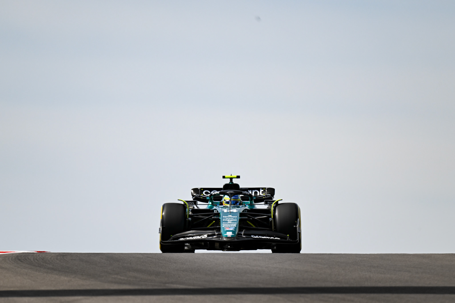 Fernando Alonso (ESP) Aston Martin Formula One Team; Formel 1 GP USA Austin Texas. Samstag 21.10.2023