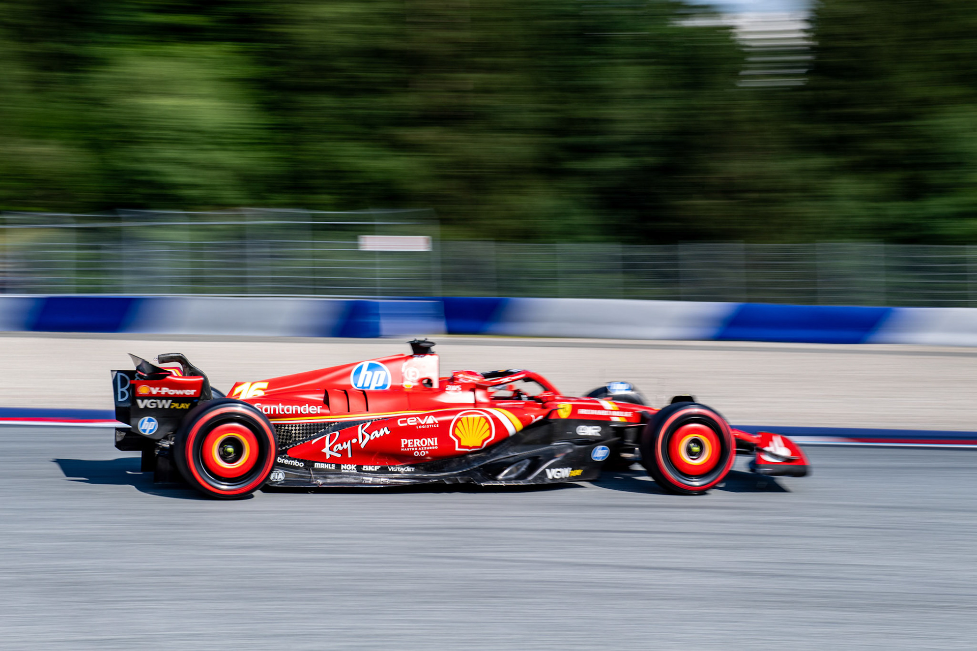 Charles Leclerc #16, Scuderia Ferrari;Formel 1 GP Austria / Österreich. Freitag, 28.06.2024