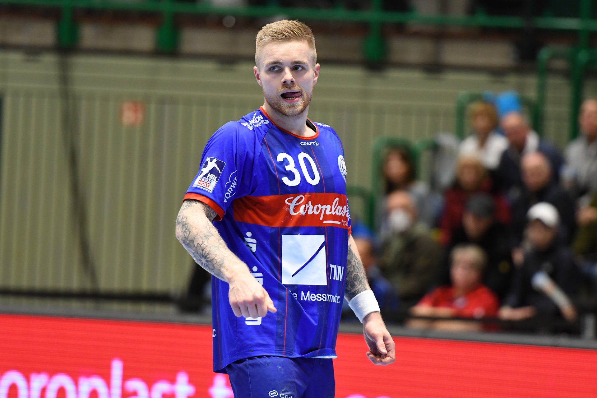 Tom Kare Nikolaisen #30; Handball Bundesliga; BHC 06 - HSG Wetzlar 06.11.2022