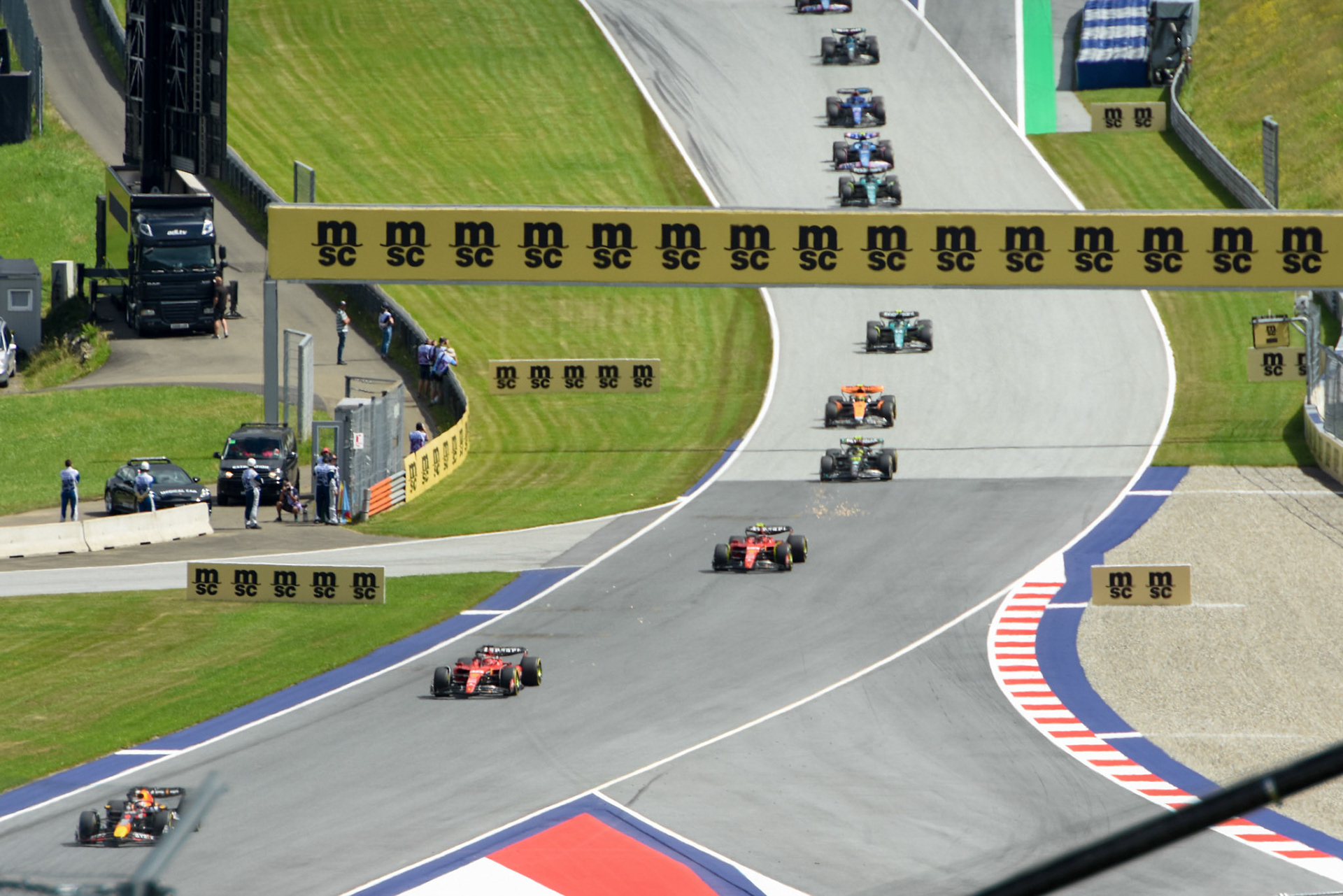 Rennenstart; Formel 1 GP Austria / Österreich. Sonntag, 02.07.2023