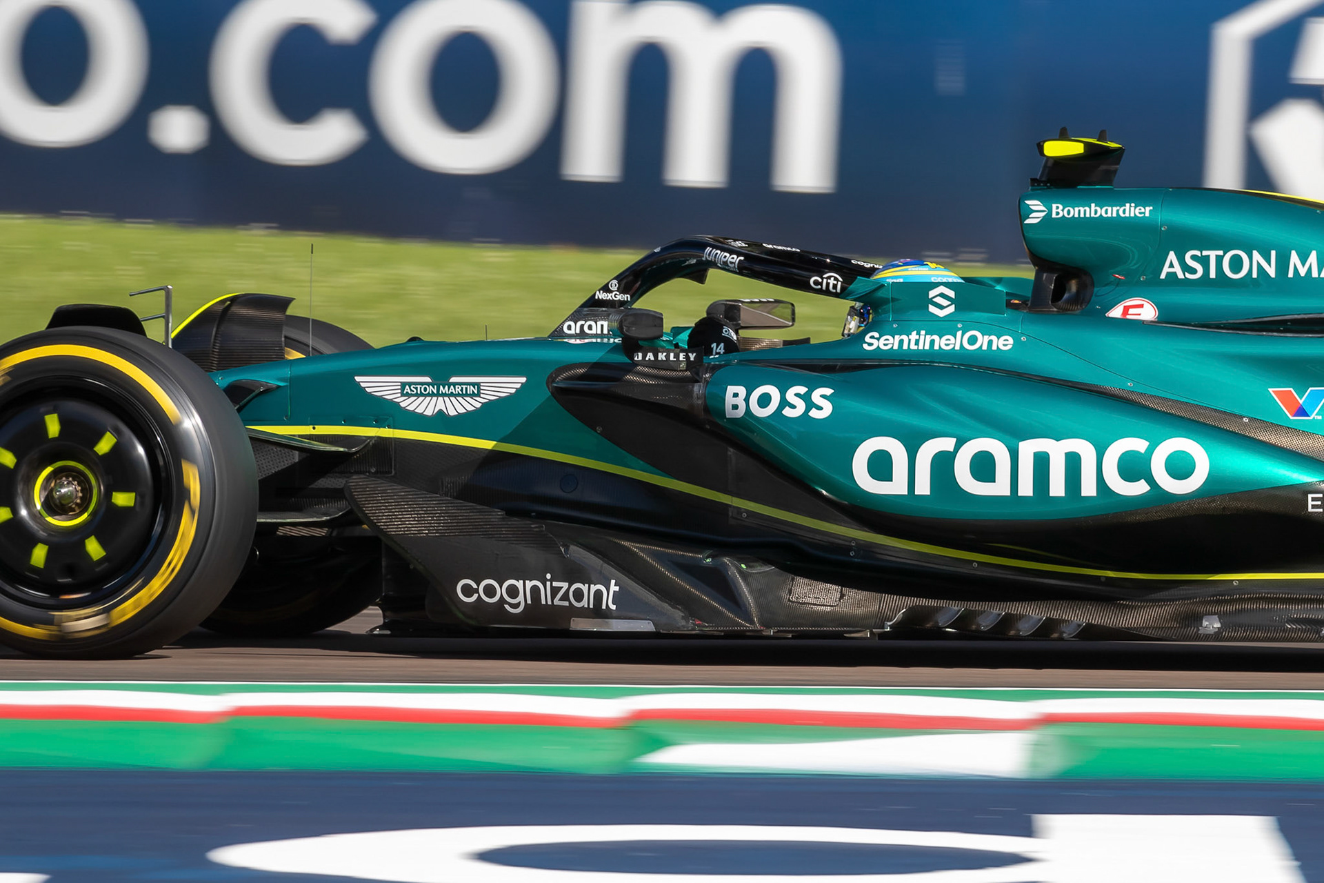 Fernando Alonso #14, Aston Martin Aramco F1 Team; F1 GP Imola / Italien Freitag, 17.05.2024