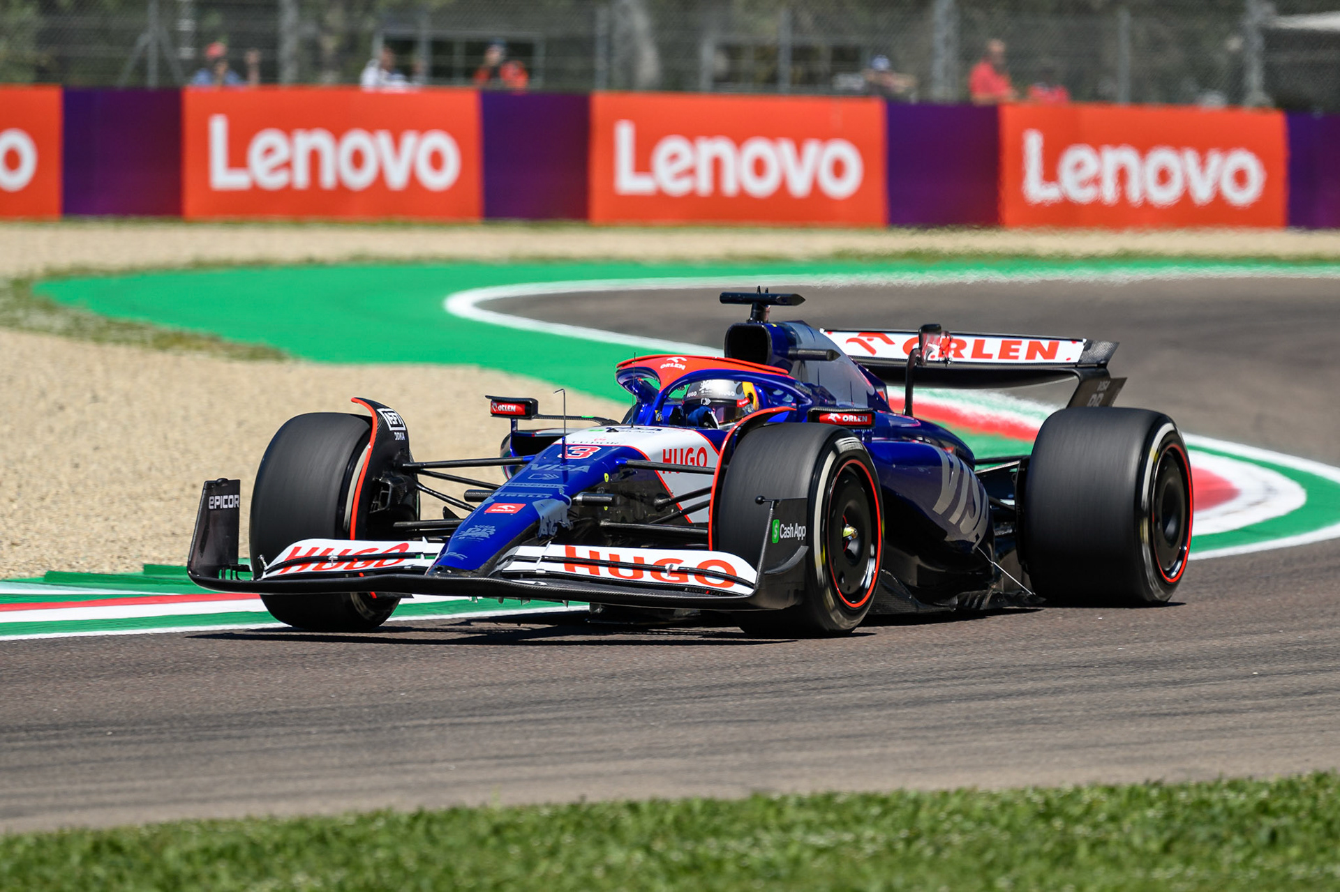 Daniel Ricciardo, #3, Visa Cash App RB Formula One Team; F1 GP Imola / Italien Freitag, 17.05.2024