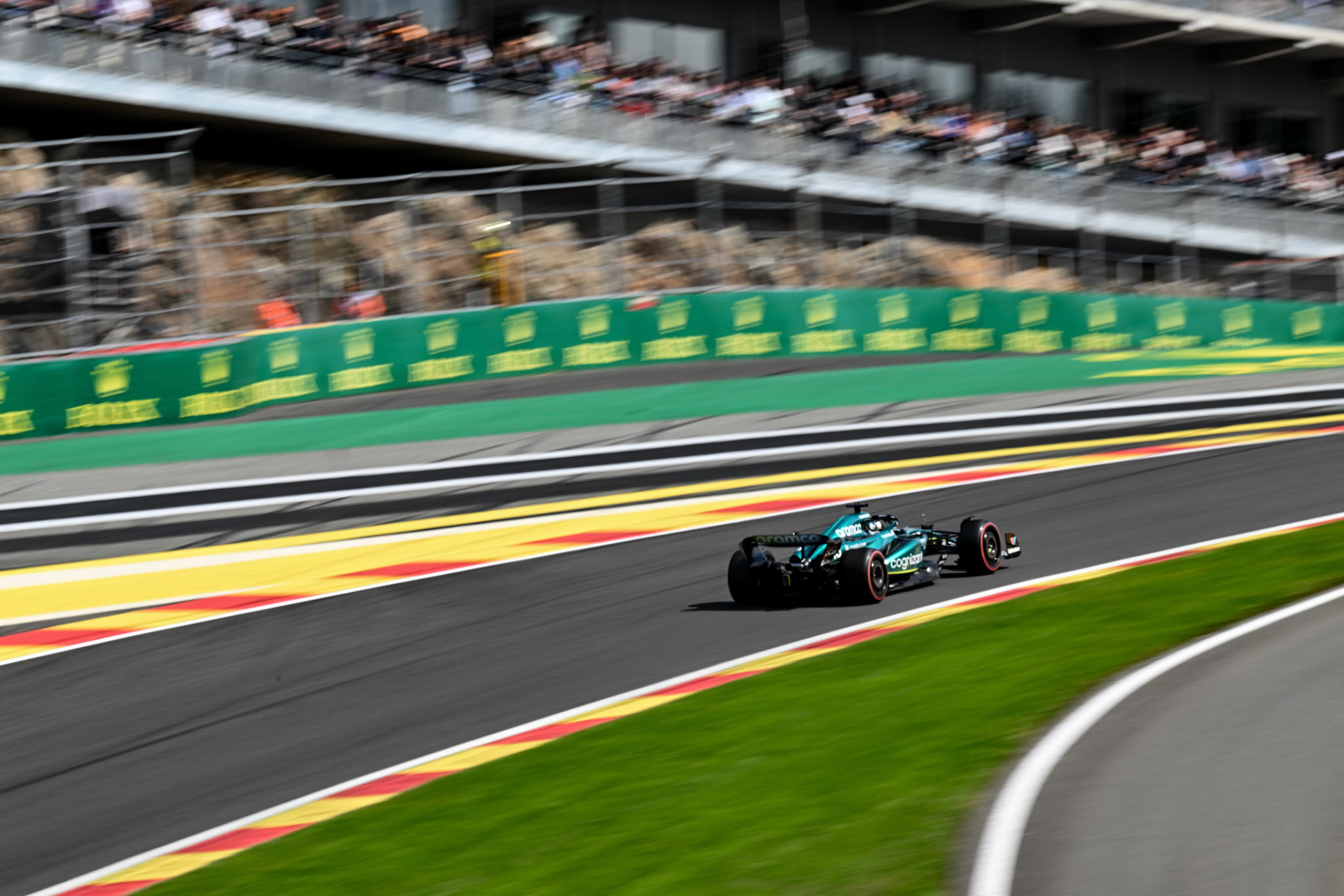 Lance Stroll (CAN) Aston Martin Formula One Team; Formel 1 GP Spa Francorchamps/ Belgien. Sonntag, 30.07.2023