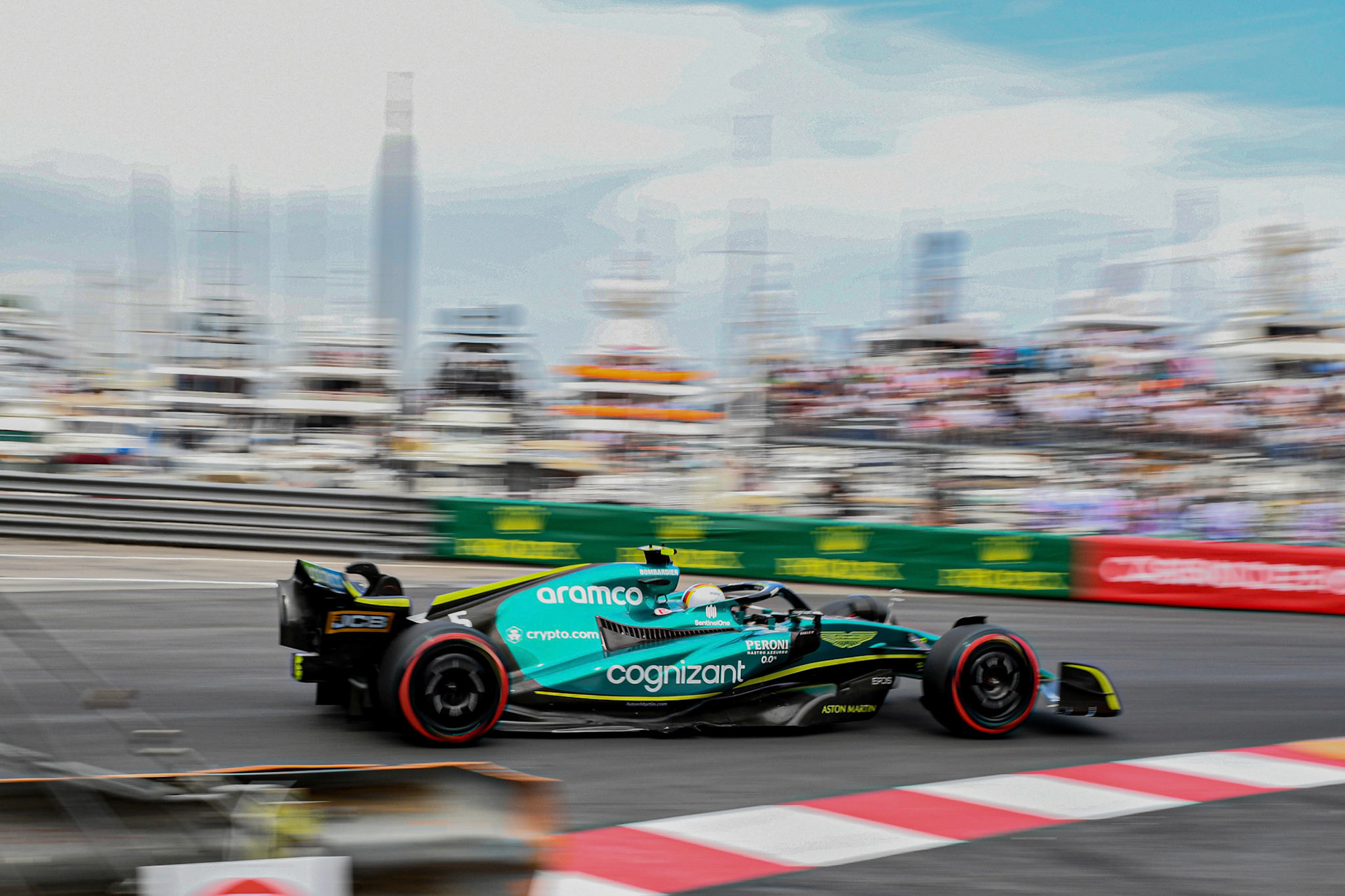 Sebastian Vettel (Ger) Aston Martin Cognizant Formula One Team; Formel 1 Monaco am 28.05.2022