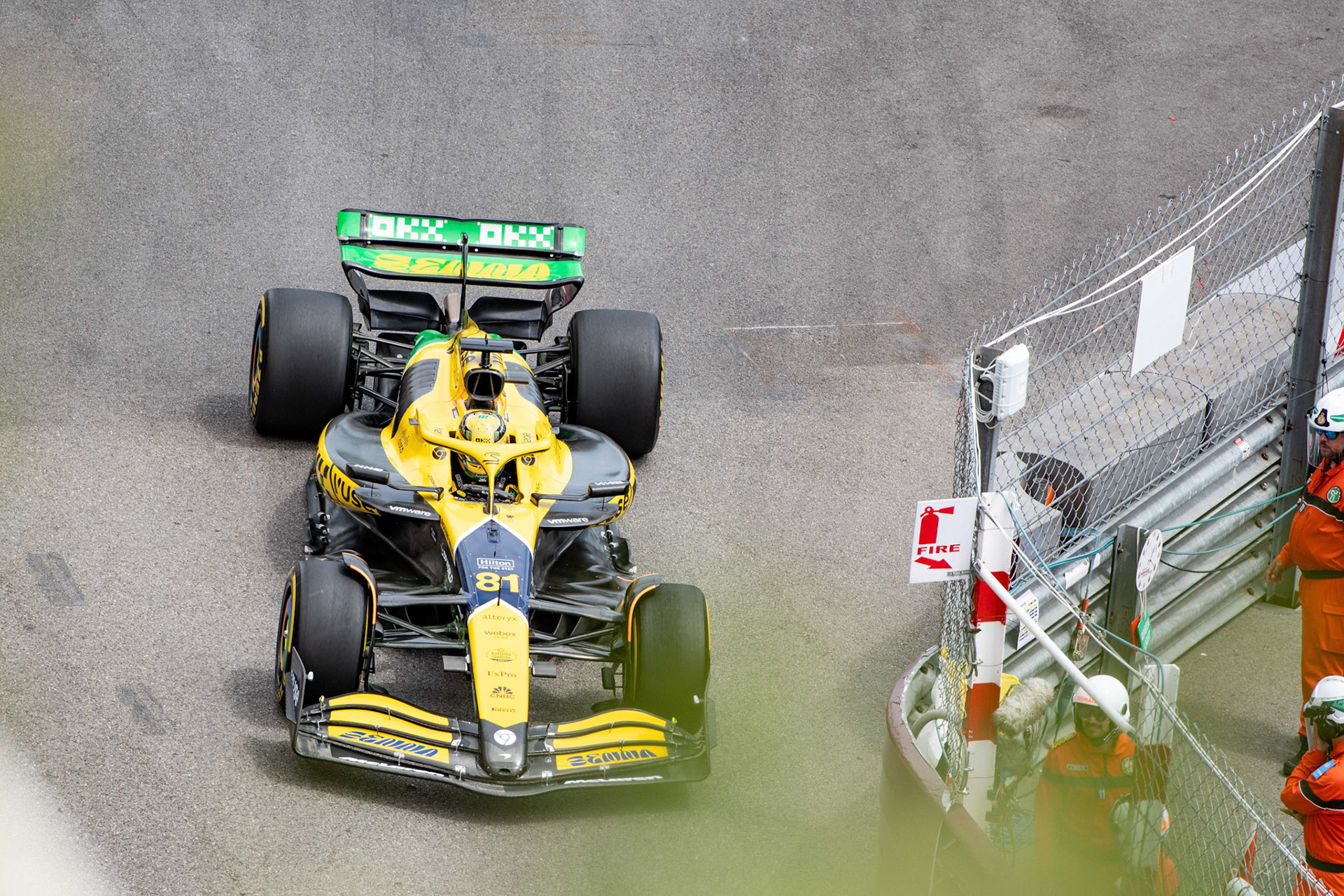 Oscar Piastri #81, McLaren Formula 1 Team; Formel1 GP Monaco Freitag, 24.05.2024