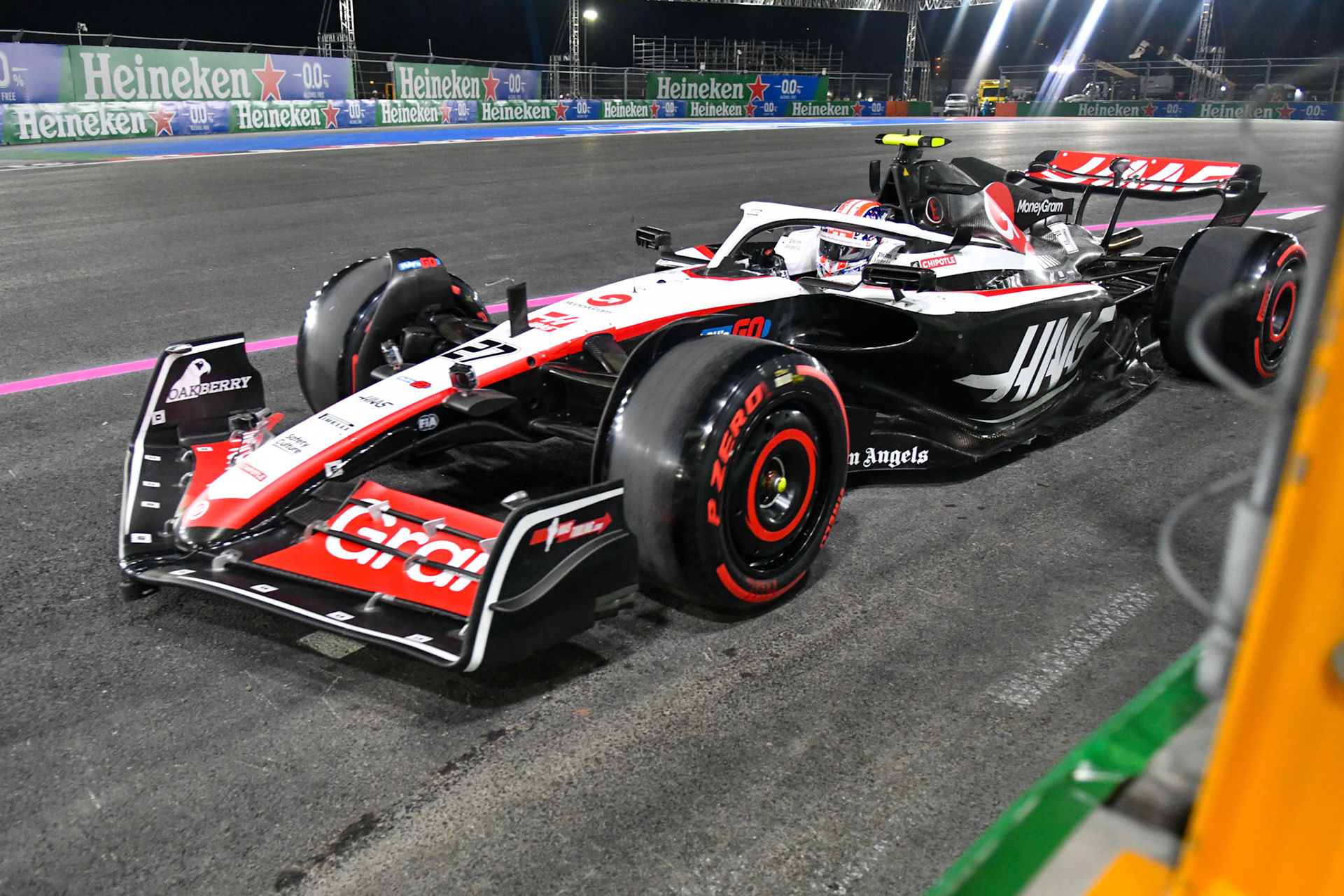 Nico Hülkenberg (GER) Haas F1 Team; Formel 1 GP USA Las Vegas. Samstag 18.11.2023