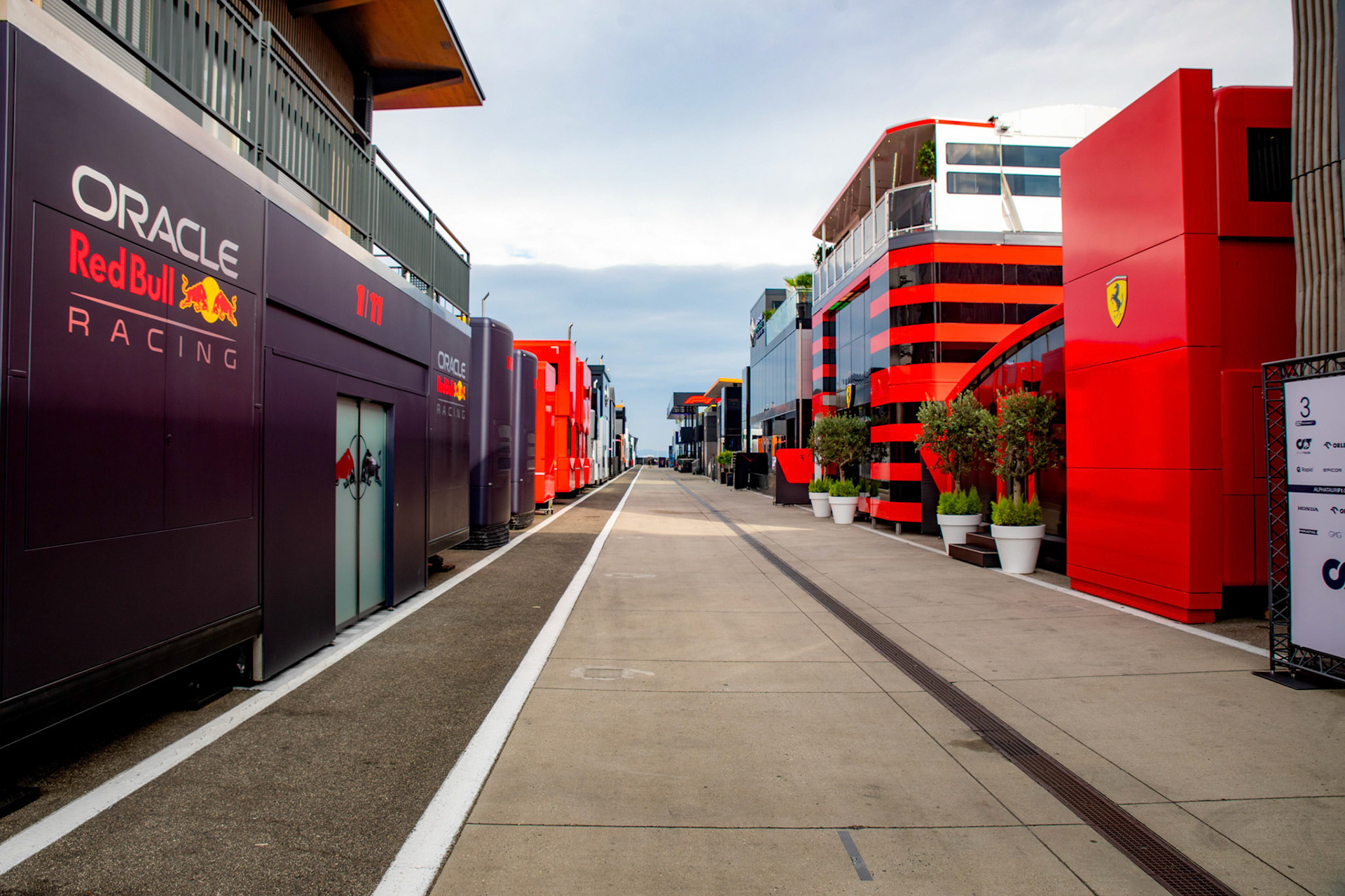 Paddock; Formel 1 GP Budapest / Ungarn. Feitag, 21.07.2023