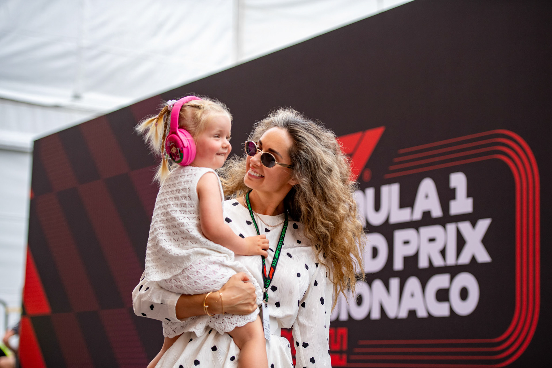 Egle Ruskyte Hülkenberg und Noemi Sky; Formel1 GP Monaco Donnerstag, 23.05.2024