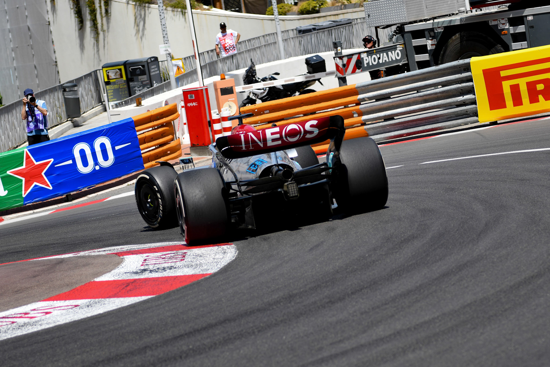 George Russell (GBR) Merceds AMG Petronas F1 Team; Formel 1 Monaco am 27.05.2022