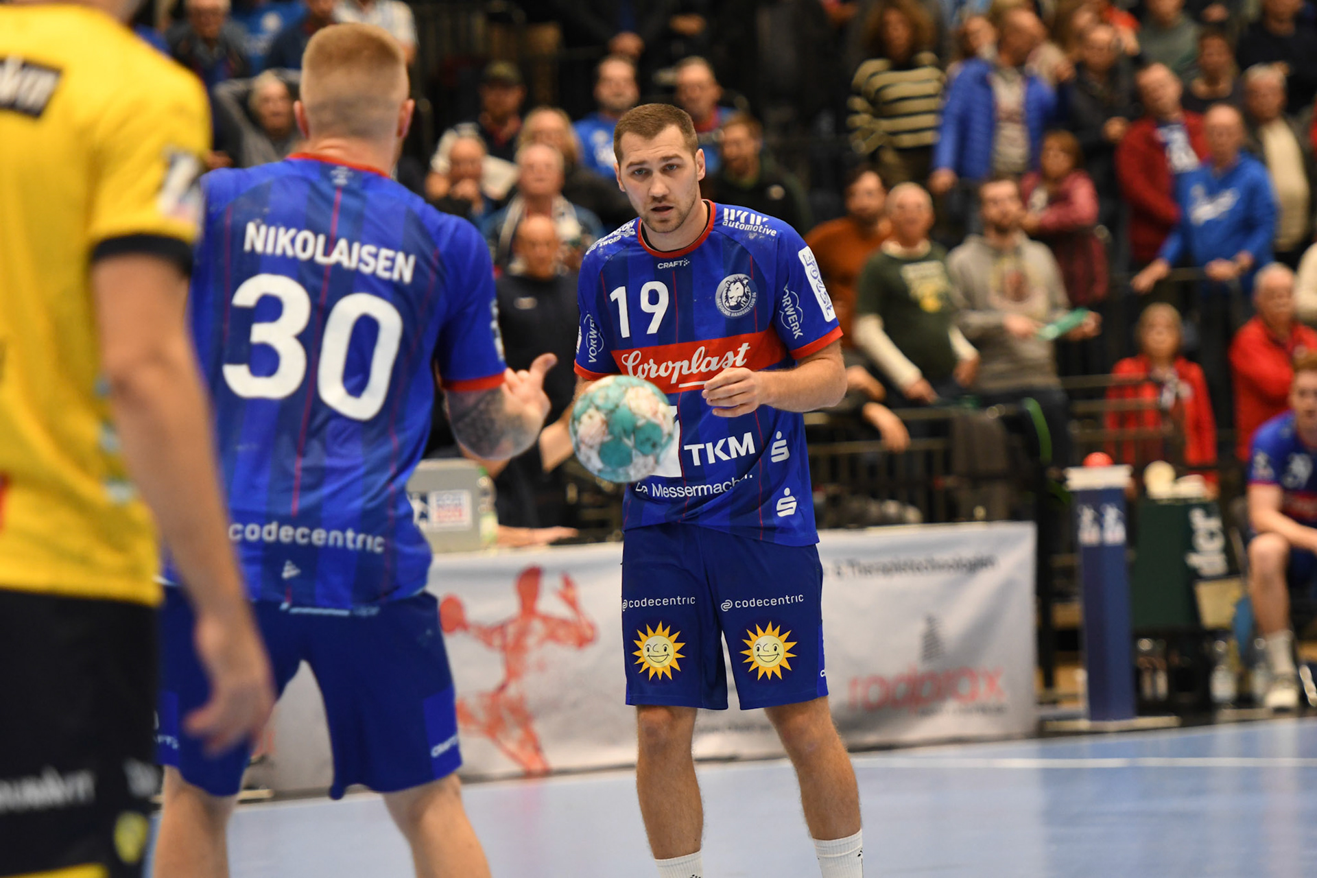 Tomas Babak #19; Handball Bundesliga; BHC 06 - Rhein Neckar Loewen 29.09.2022