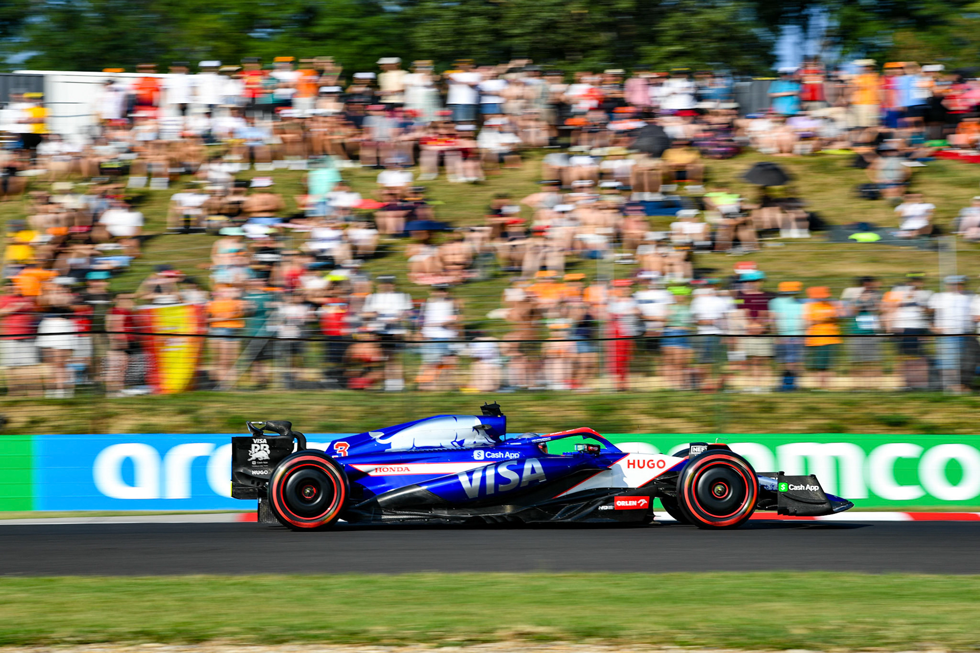 Daniel Ricciardo, #3, Visa Cash App RB Formula One Team;Formel 1 Budapest / Ungarn, 20.07.2024