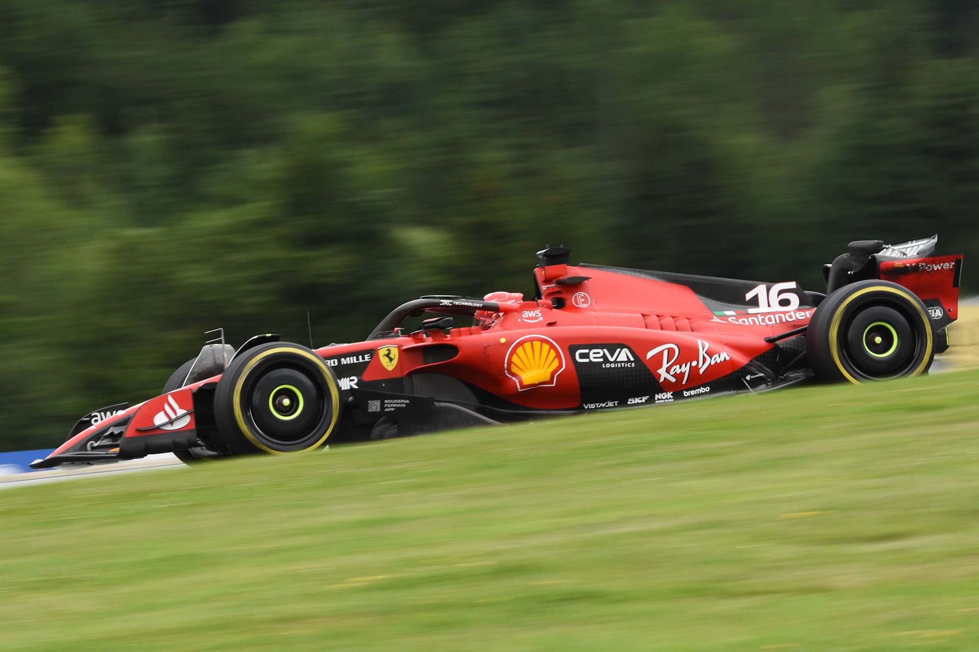 Charles Leclerc (MCO) Scuderia Ferrari;Formel 1 GP Austria / Österreich. Sonntag, 02.07.2023