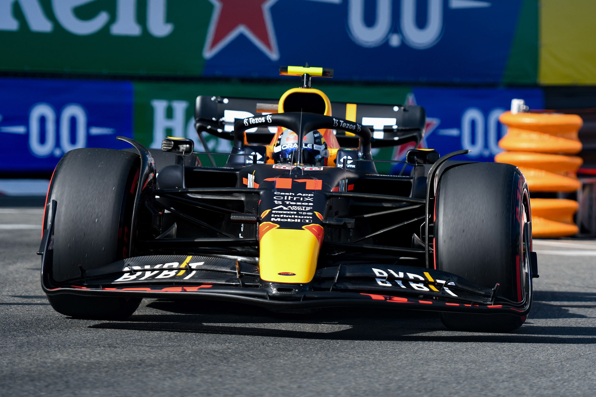 Sergio Perez (MEX) Red Bull Racing; Formel 1 Monaco am 27.05.2022