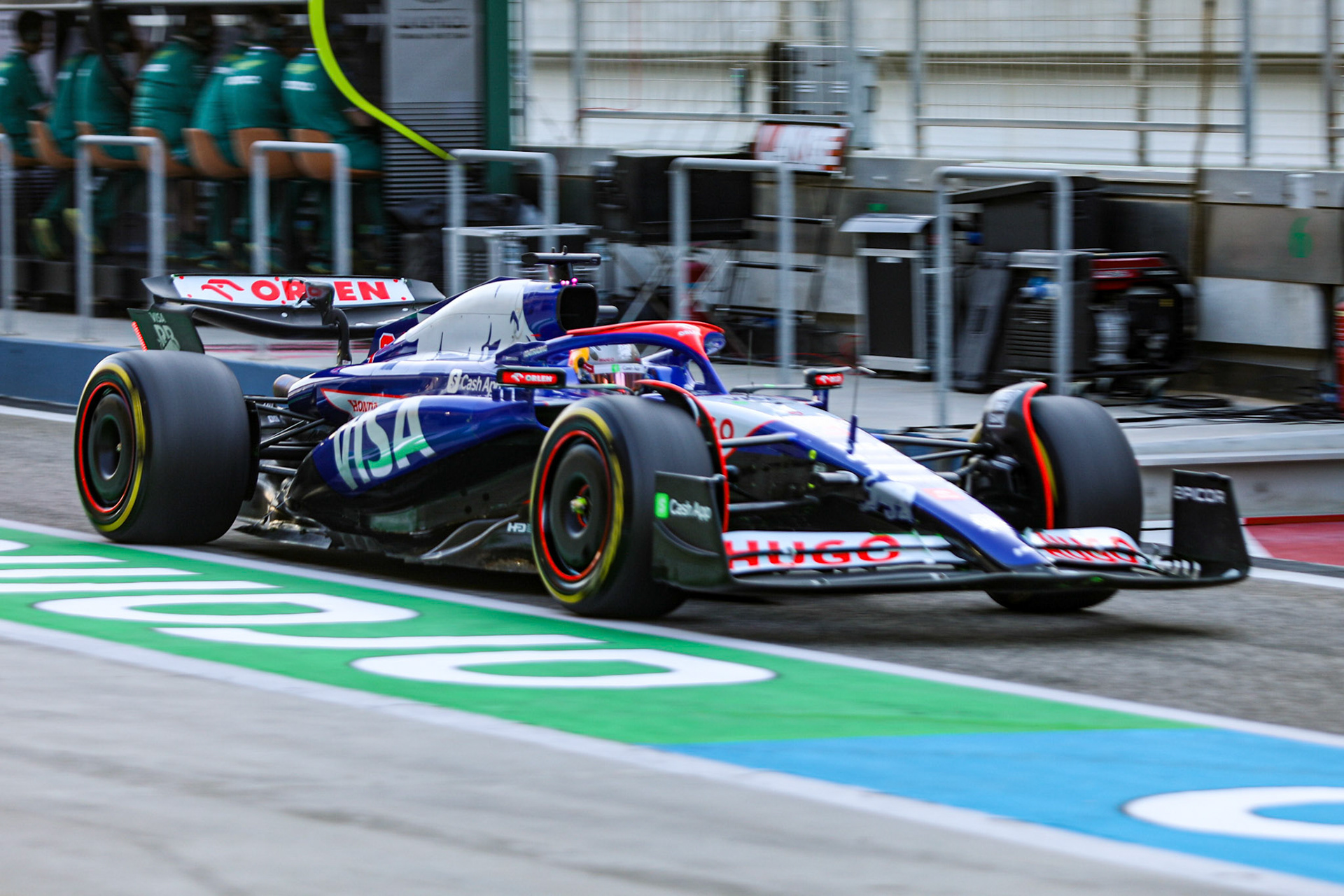 Daniel Ricciardo, #3, Visa Cash App RB Formula One Team; Formel 1 Pre-Season Tests Bahrain. Mittwoch, 21.02.2024